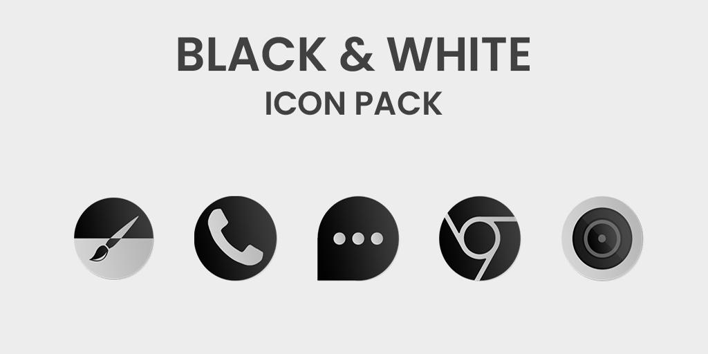 اسکرین شات 4 برنامه Black & White Theme