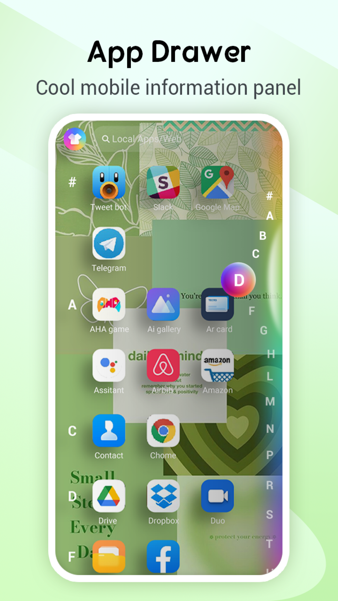 اسکرین شات 3 برنامه Lambda Launcher