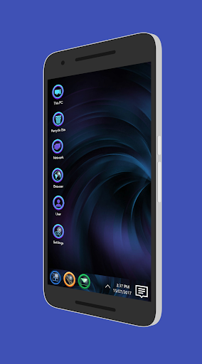 اسکرین شات 2 برنامه Modern Theme For Computer Launcher