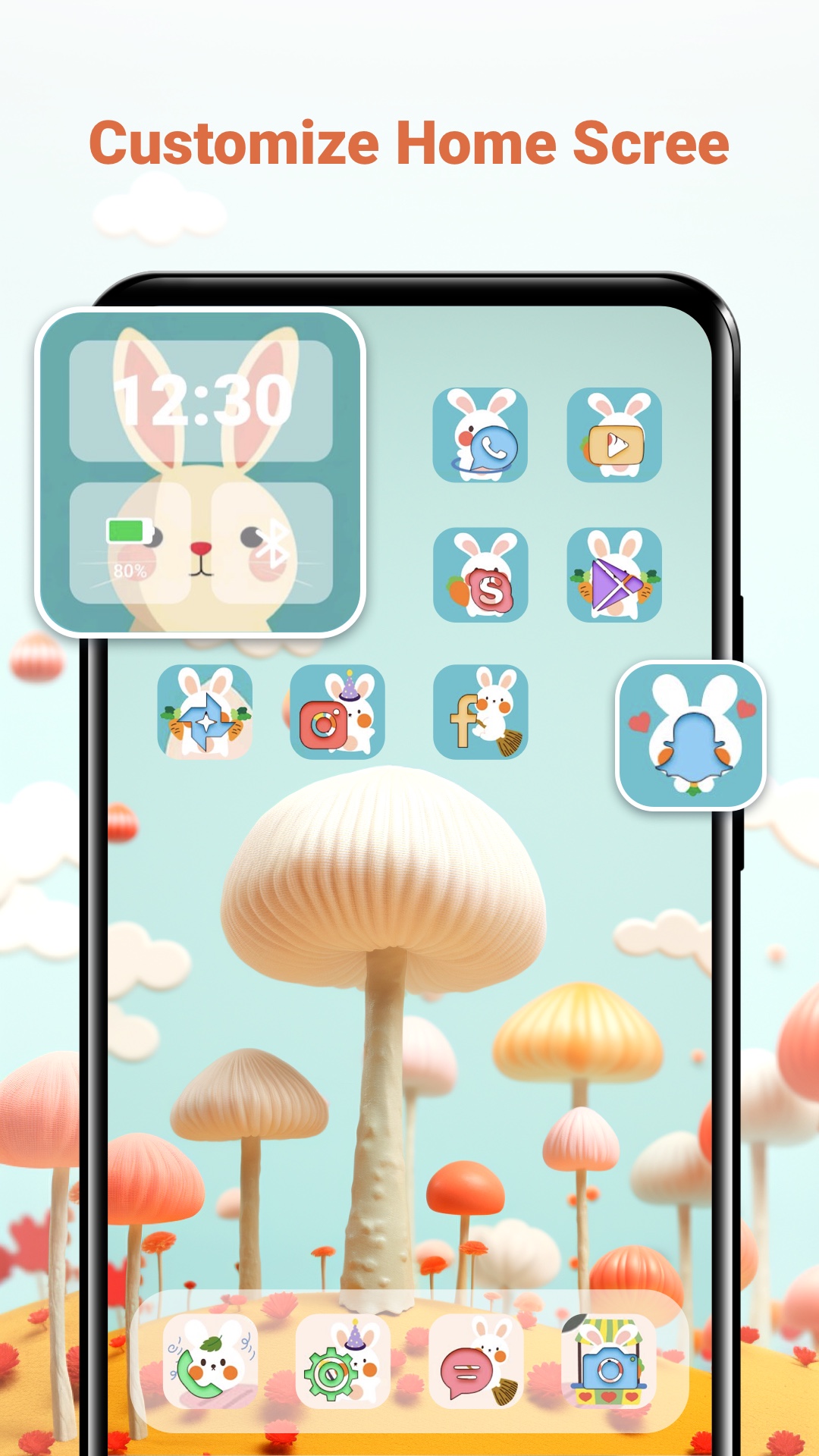 اسکرین شات 2 برنامه Themes-Wallpaper&Icons&Widgets