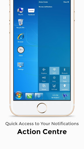 اسکرین شات 1 برنامه Win 7 Theme for Computer Launcher