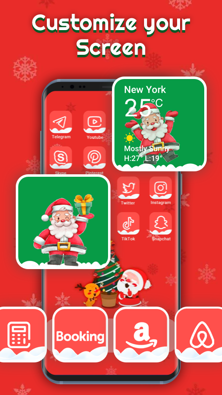 اسکرین شات برنامه Themeful Icon Change Wallpaper 3