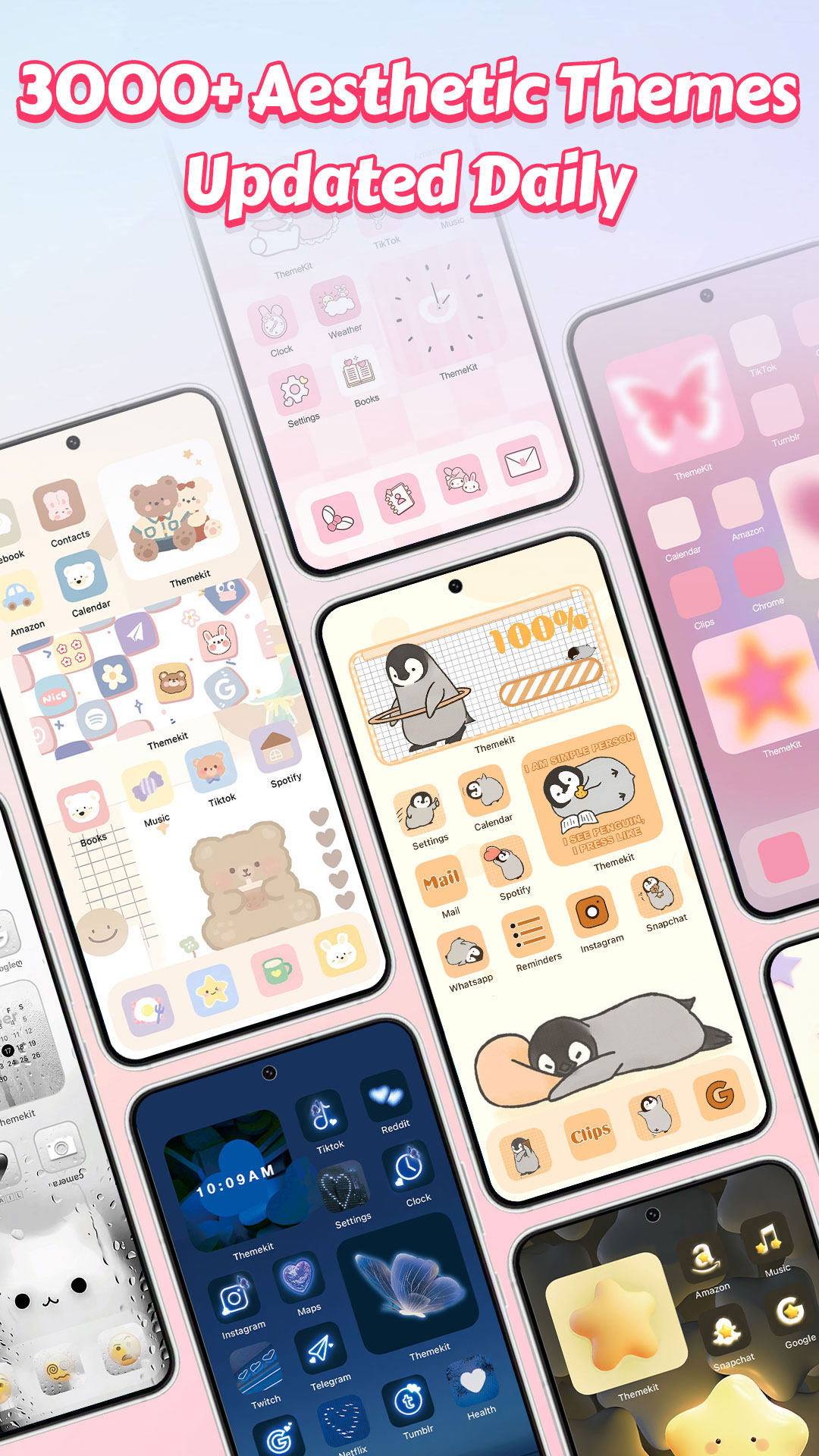 اسکرین شات 1 برنامه ThemePro - Widget & Wallpaper