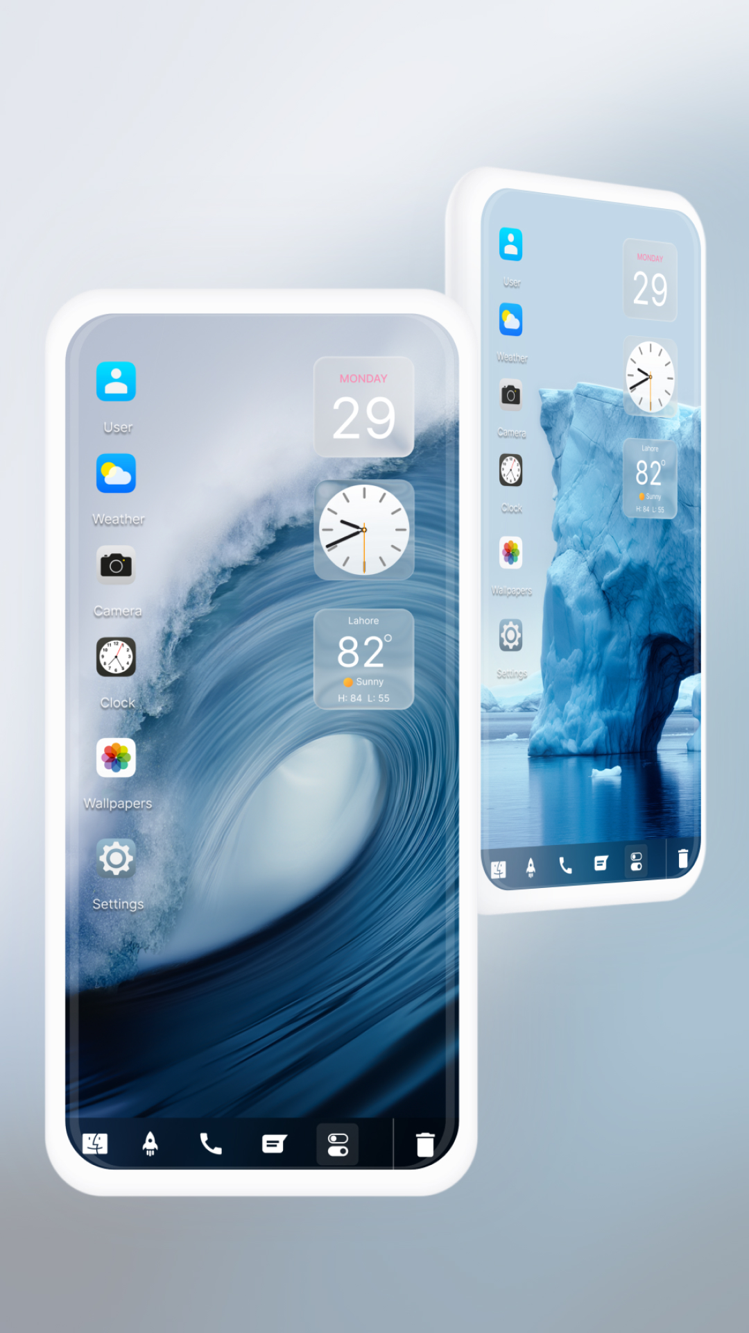 اسکرین شات 4 برنامه Mak Book OS 26 Launcher