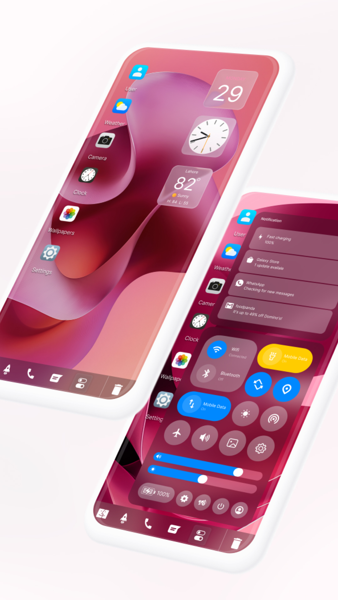 اسکرین شات 1 برنامه Mak Book OS 26 Launcher