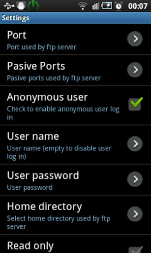 اسکرین شات 3 برنامه Ftp Server