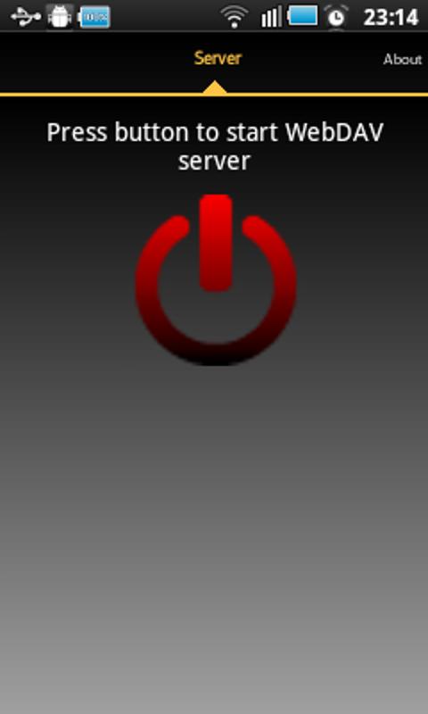 اسکرین شات 1 برنامه WebDAV Server