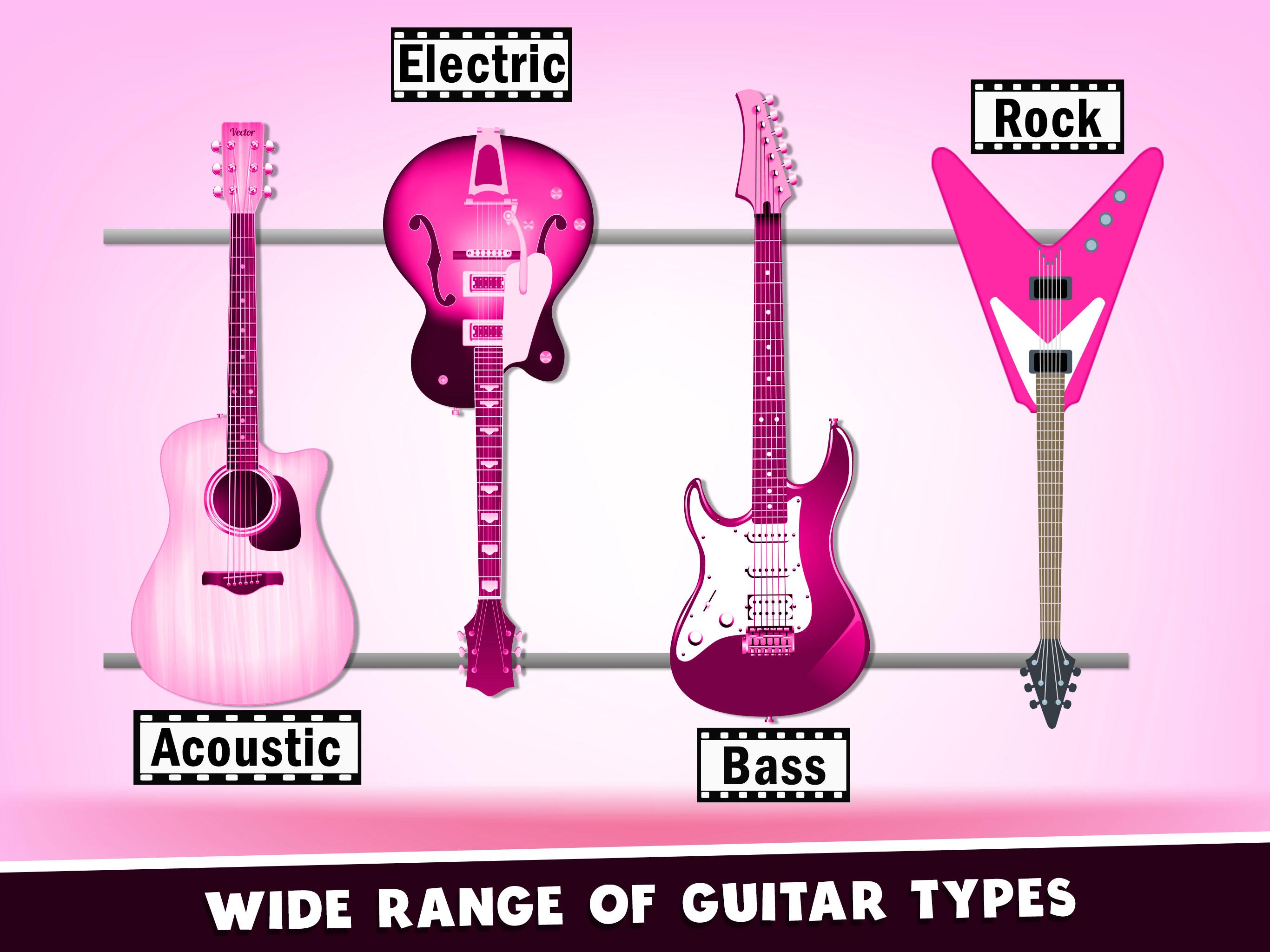 اسکرین شات 2 بازی Guitar Girl Piano Music Games