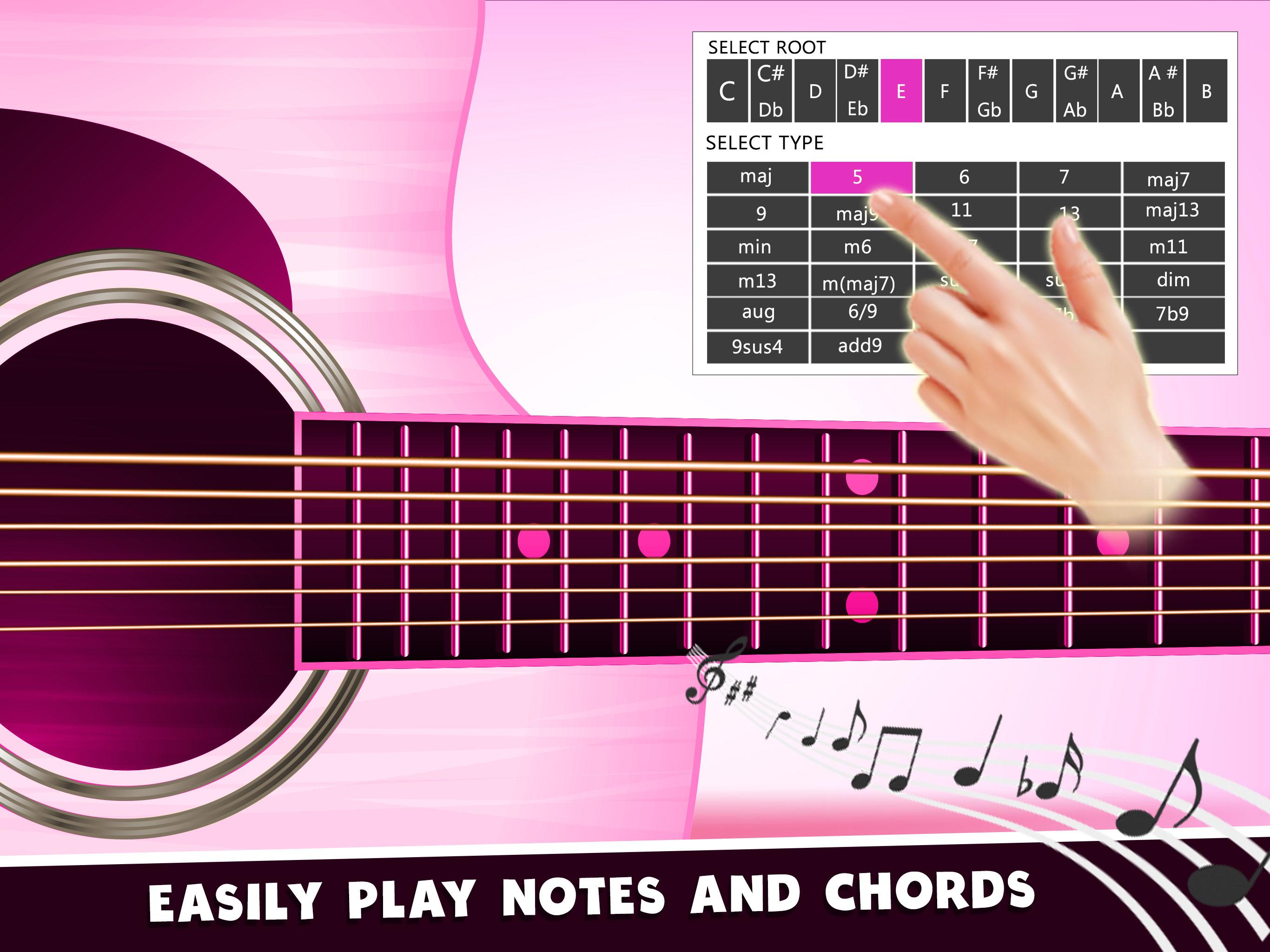 اسکرین شات 3 بازی Guitar Girl Piano Music Games
