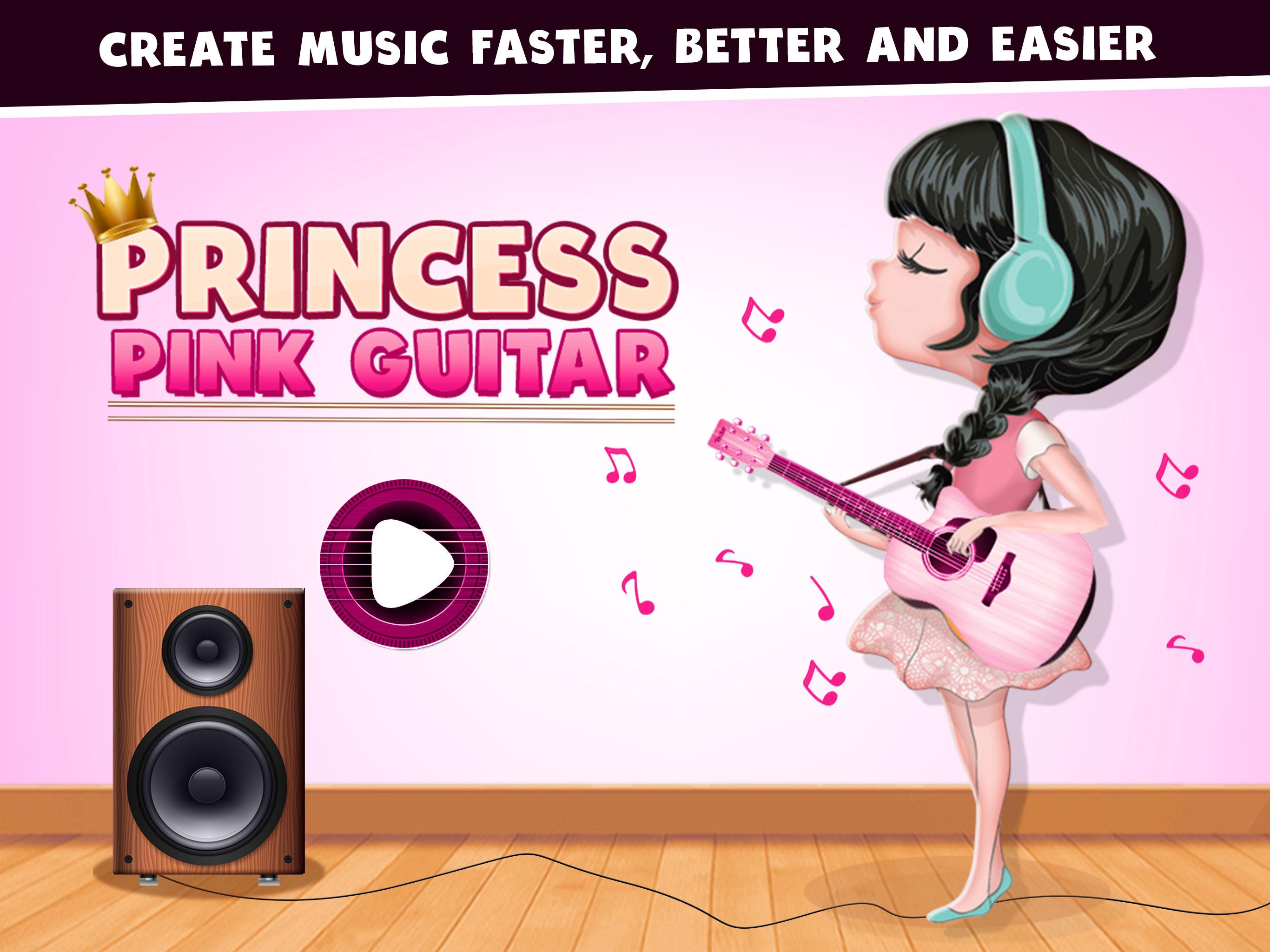 اسکرین شات 1 بازی Guitar Girl Piano Music Games