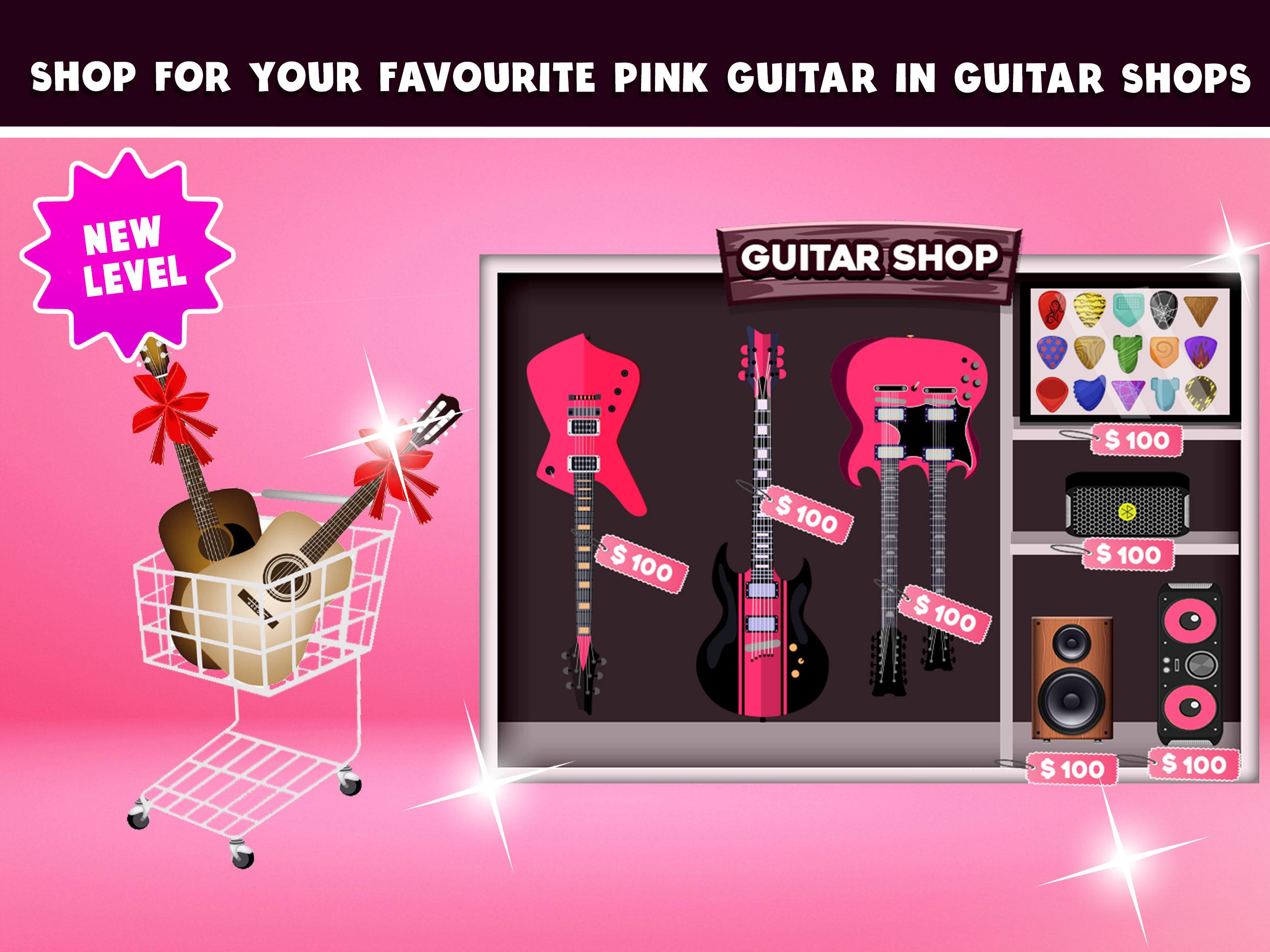 اسکرین شات 6 بازی Guitar Girl Piano Music Games