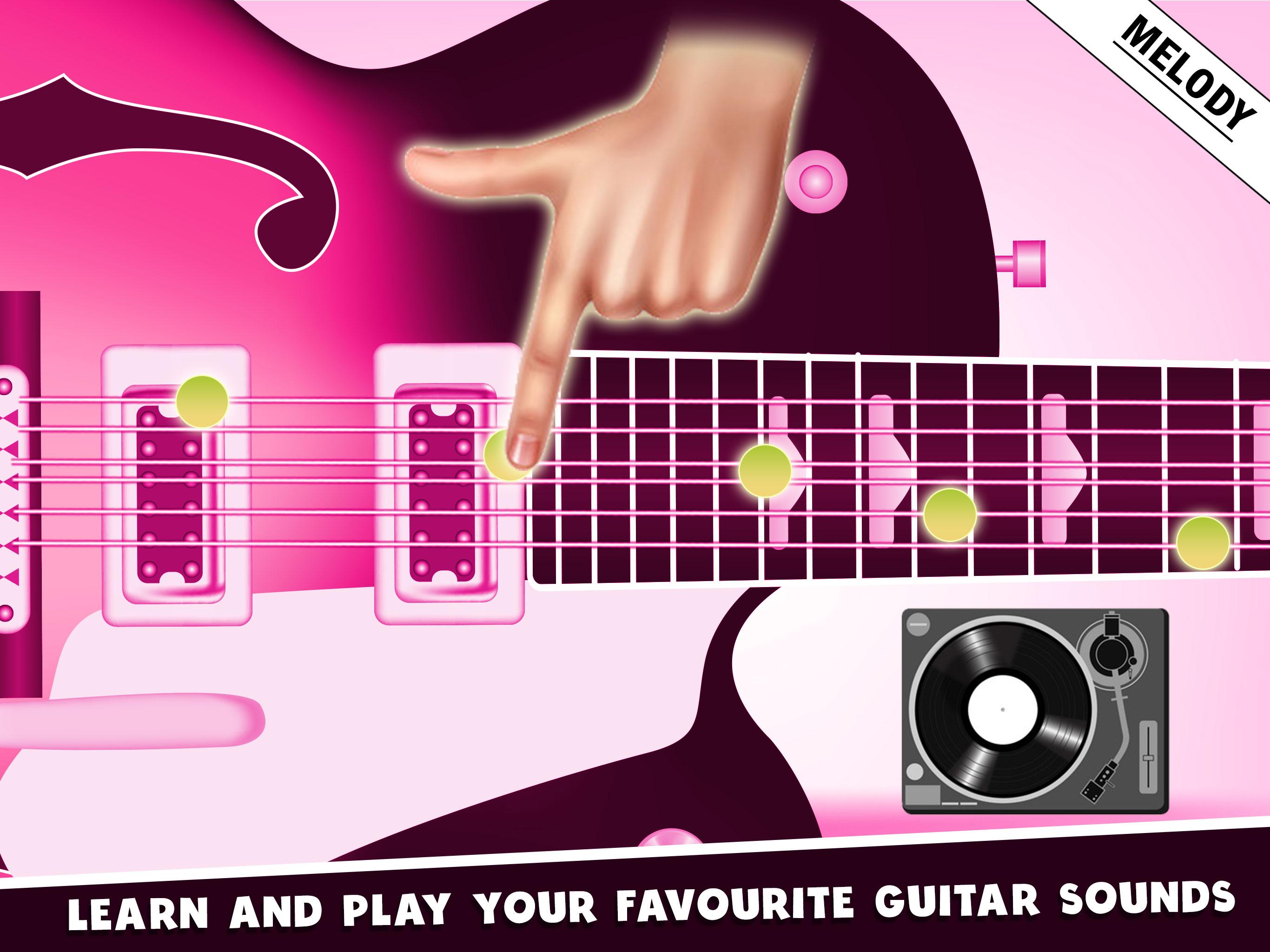 اسکرین شات 4 بازی Guitar Girl Piano Music Games