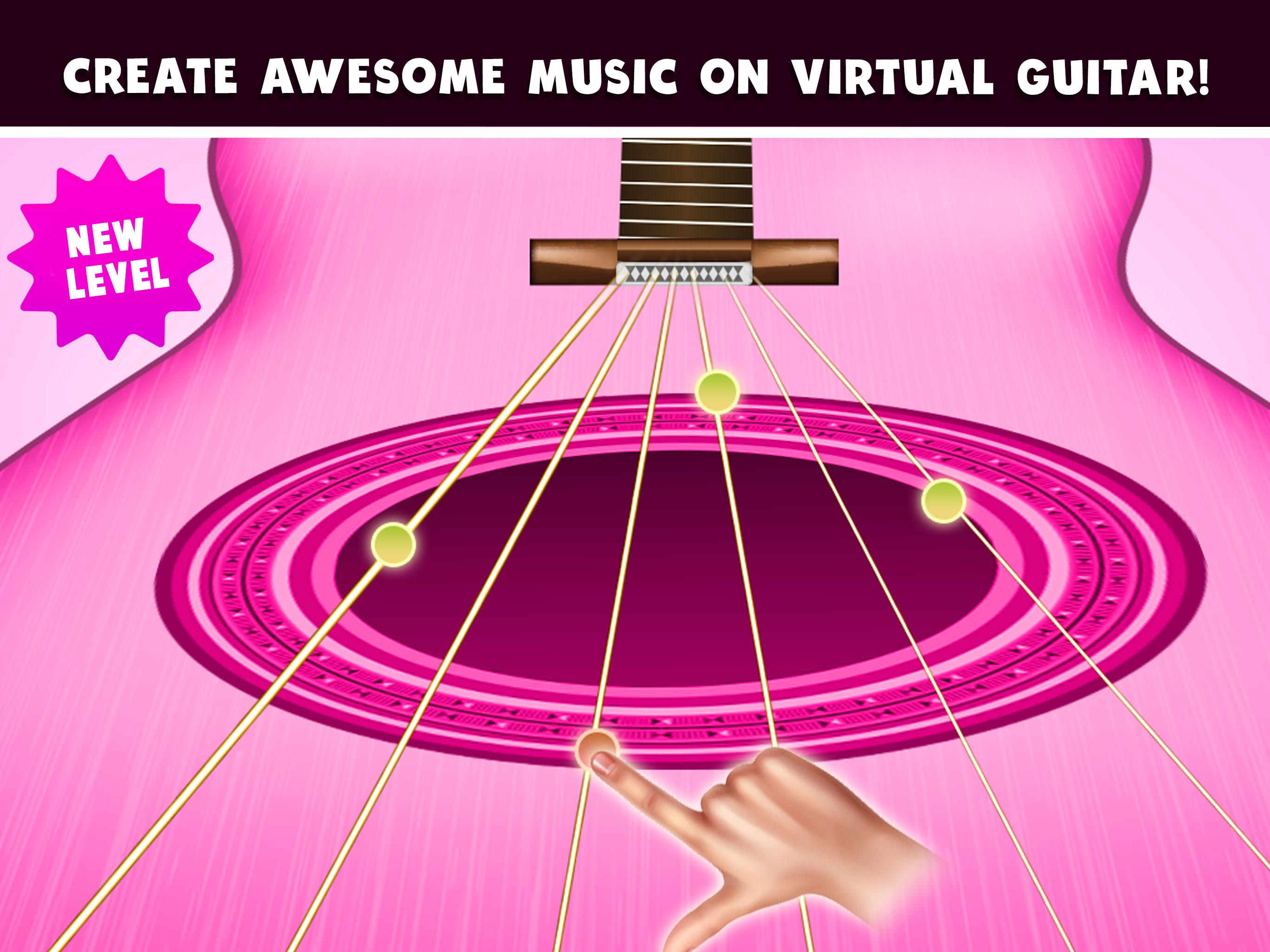 اسکرین شات 5 بازی Guitar Girl Piano Music Games