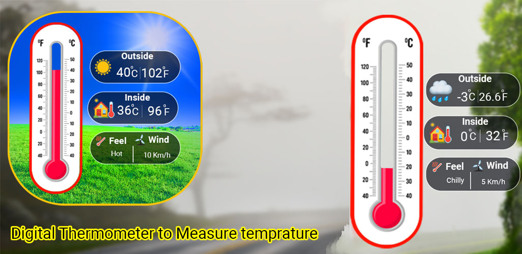 اسکرین شات 5 برنامه Thermometer Room Temperature
