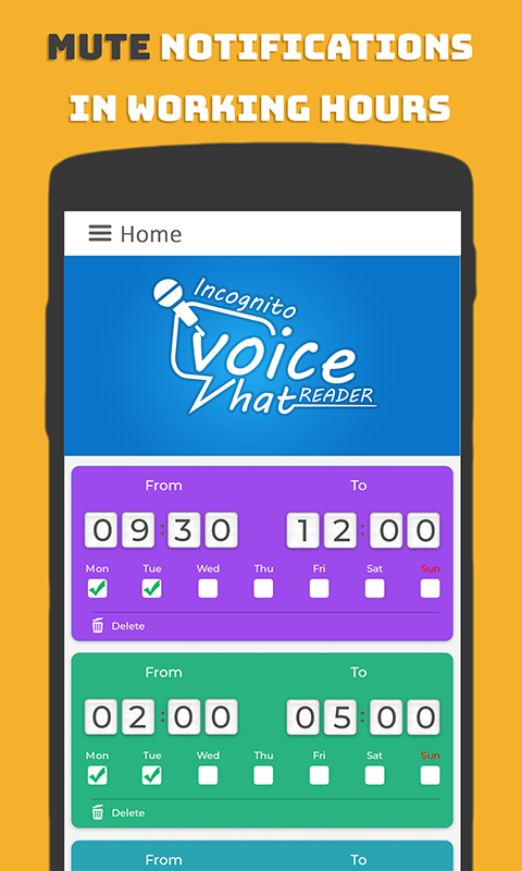 اسکرین شات 4 برنامه Talker Notification Reader App
