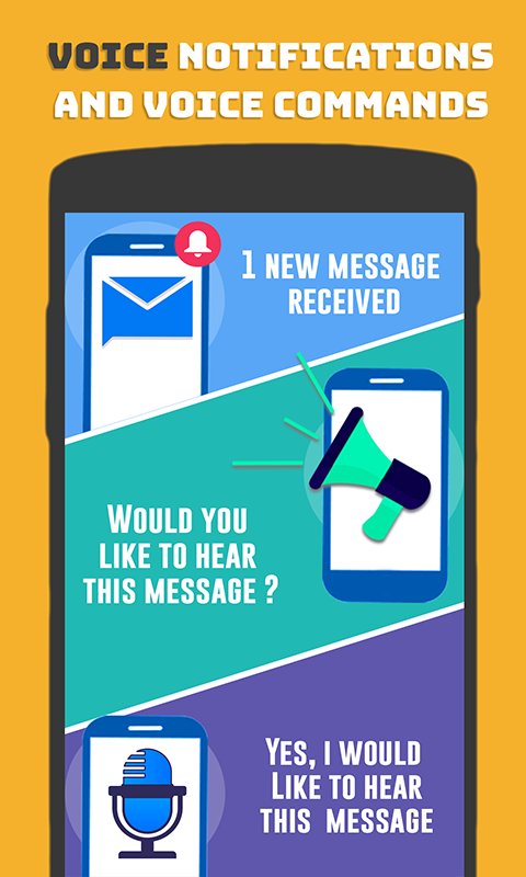اسکرین شات 2 برنامه Talker Notification Reader App