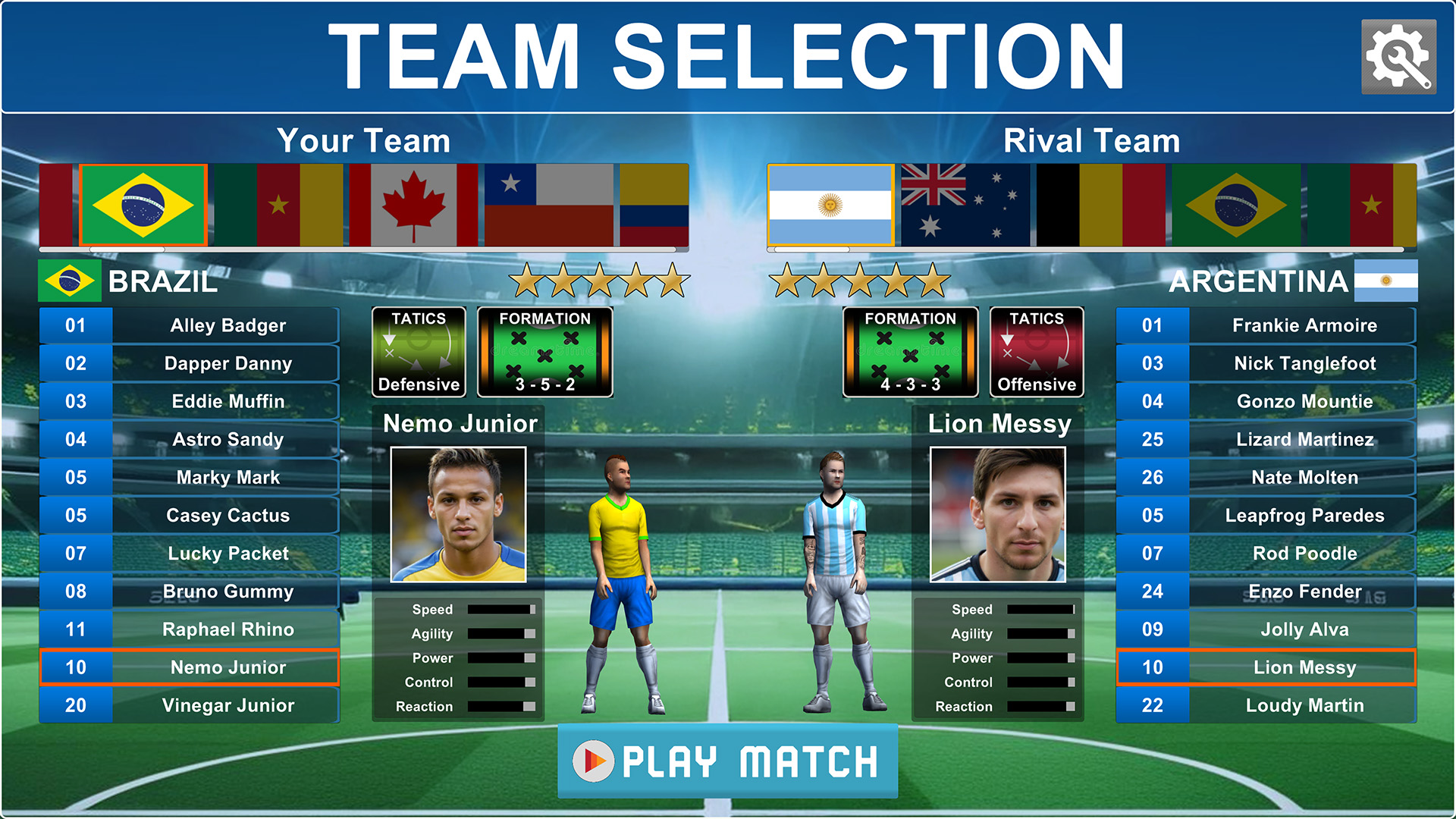 اسکرین شات 2 بازی Soccer Game 2026