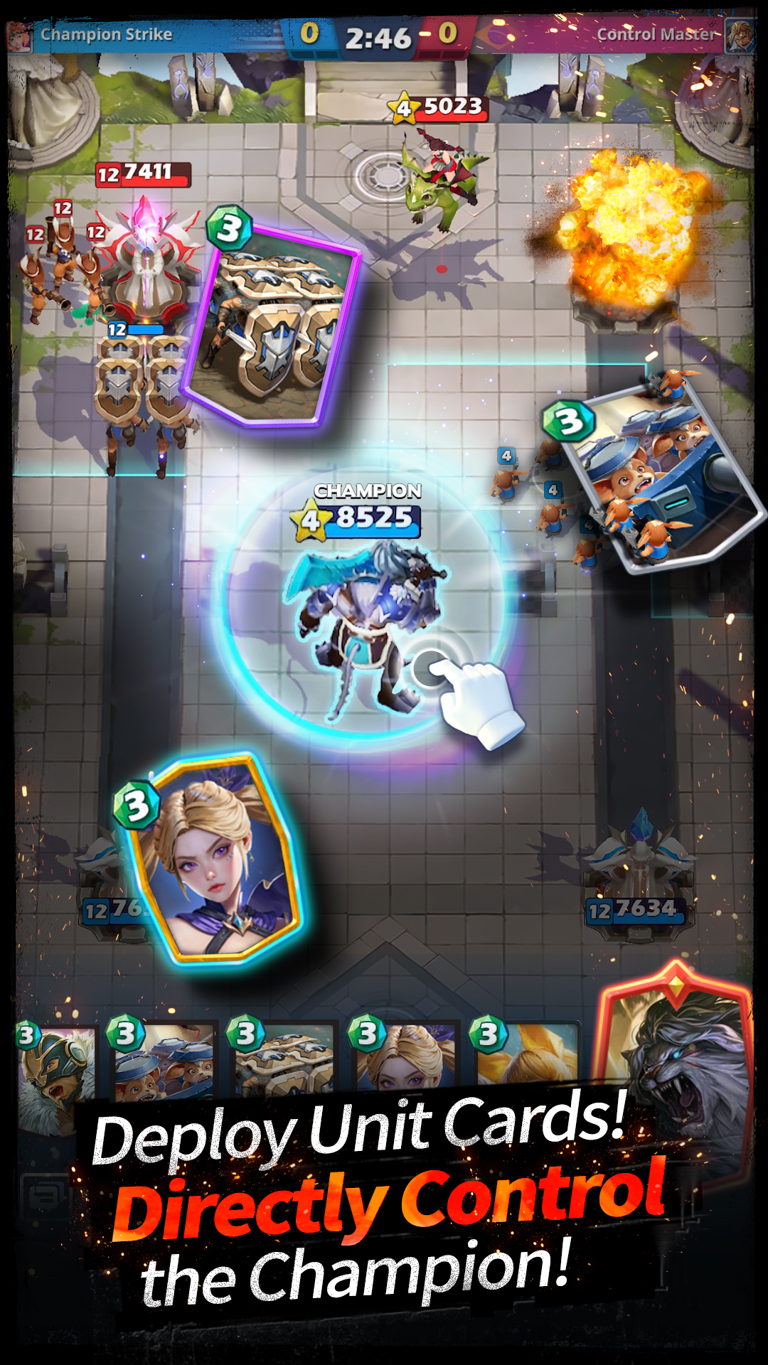 اسکرین شات 2 بازی Champion Strike - PvP Arena