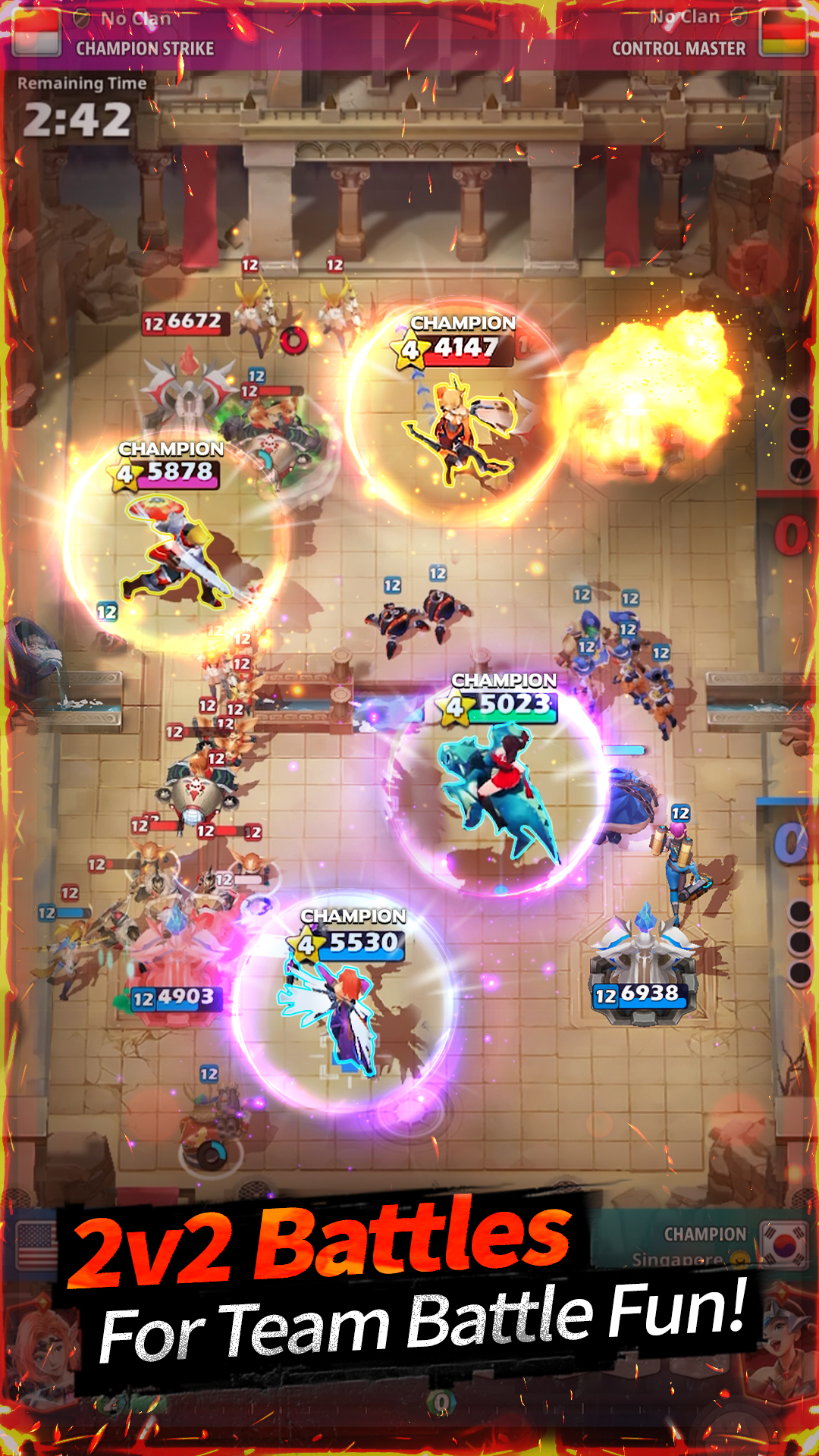 اسکرین شات 4 بازی Champion Strike - PvP Arena