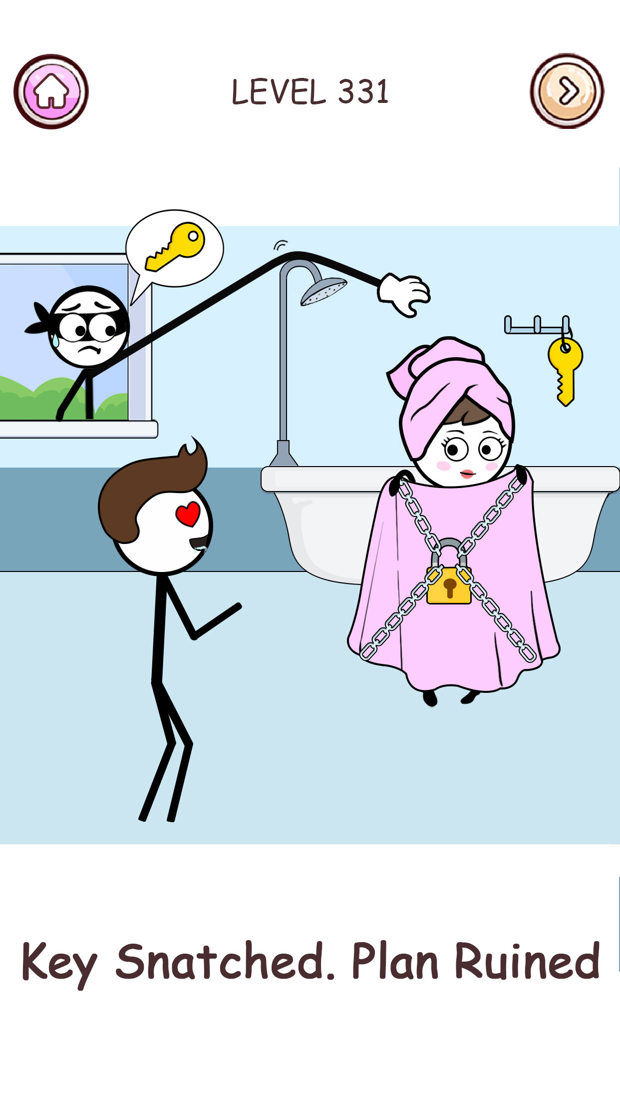اسکرین شات 2 بازی Stick Robber: Brain Puzzle