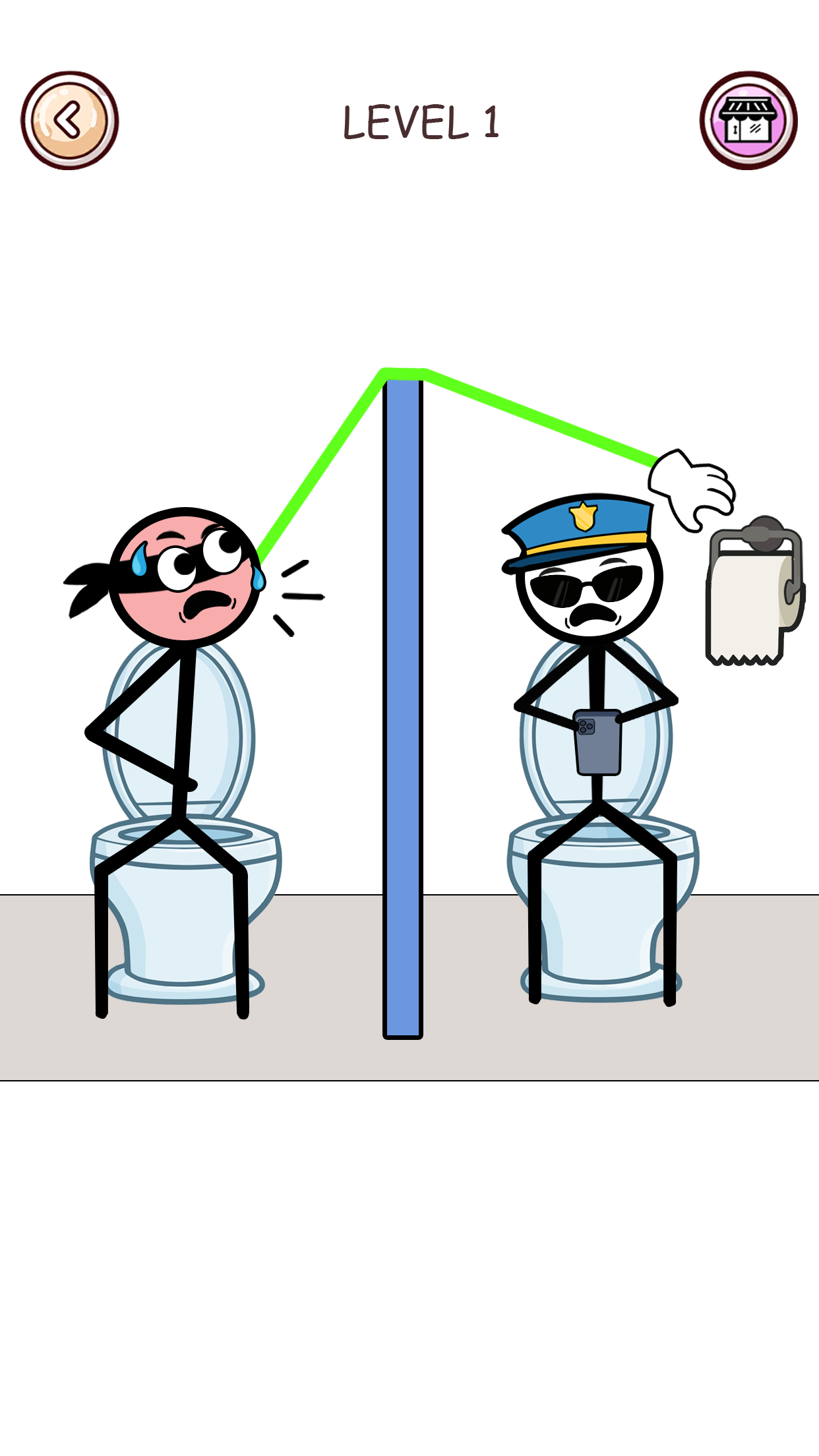 اسکرین شات 5 بازی Stick Robber: Brain Puzzle
