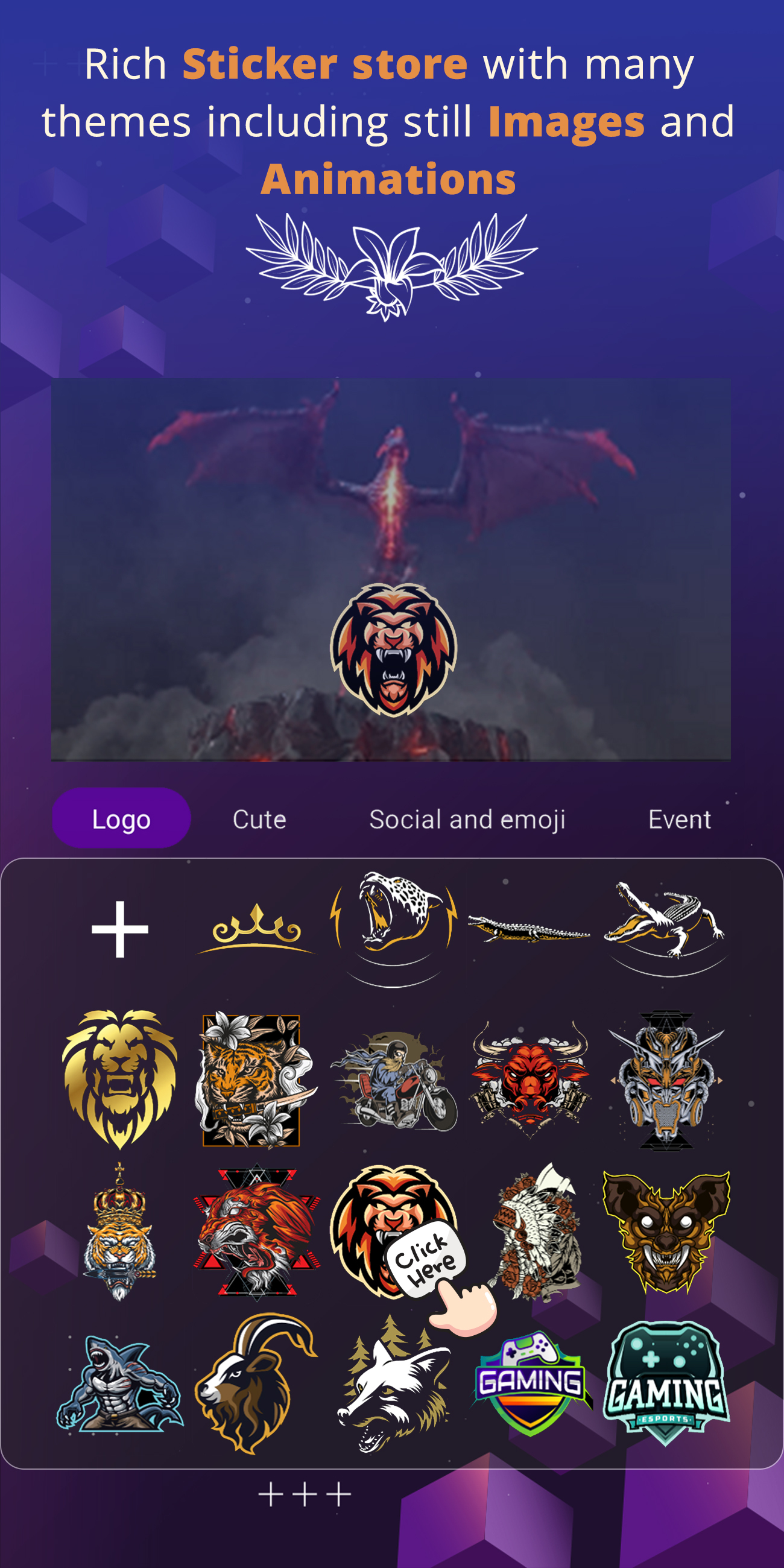 اسکرین شات 7 برنامه Intro video maker