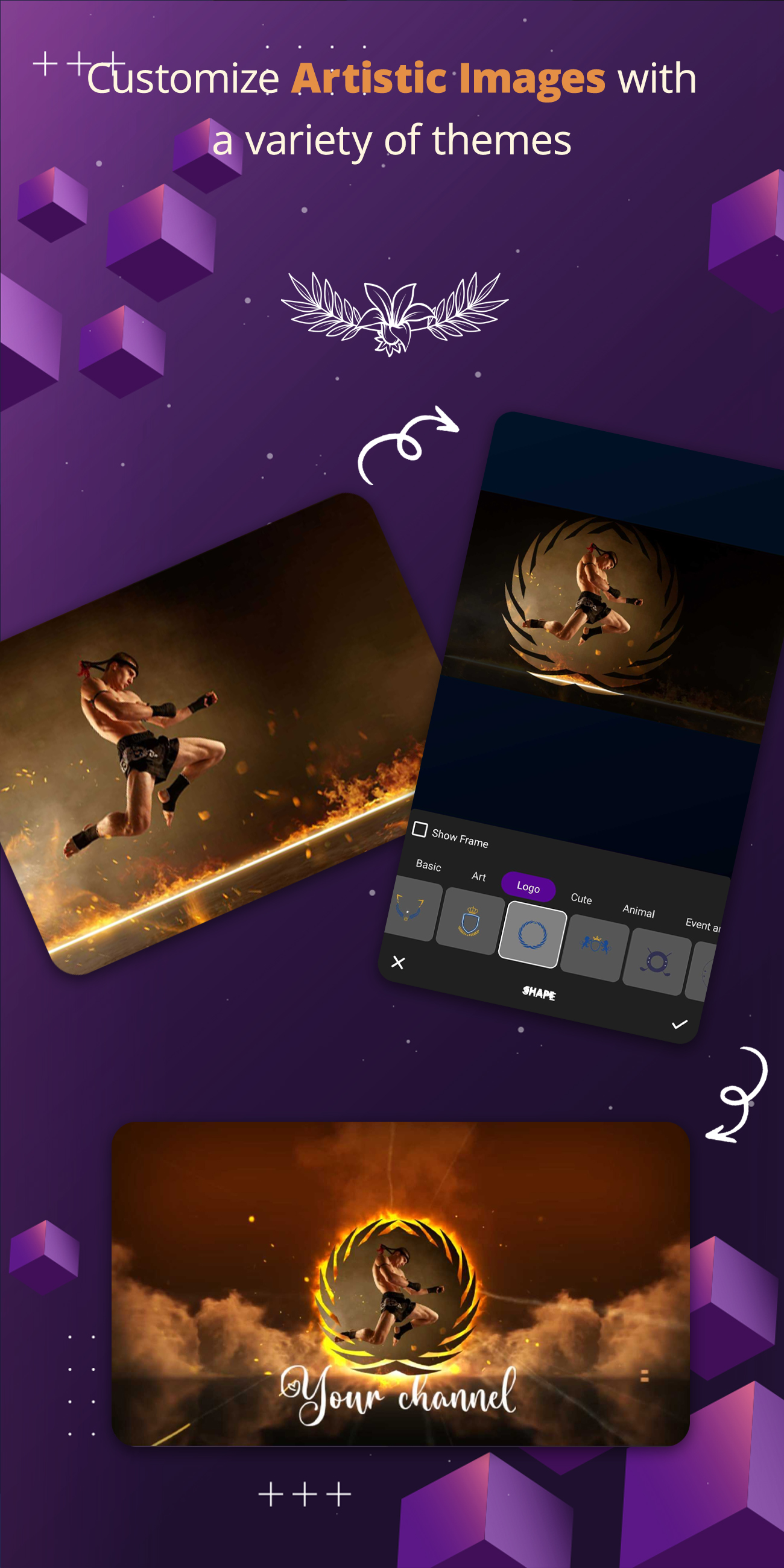 اسکرین شات 4 برنامه Intro video maker