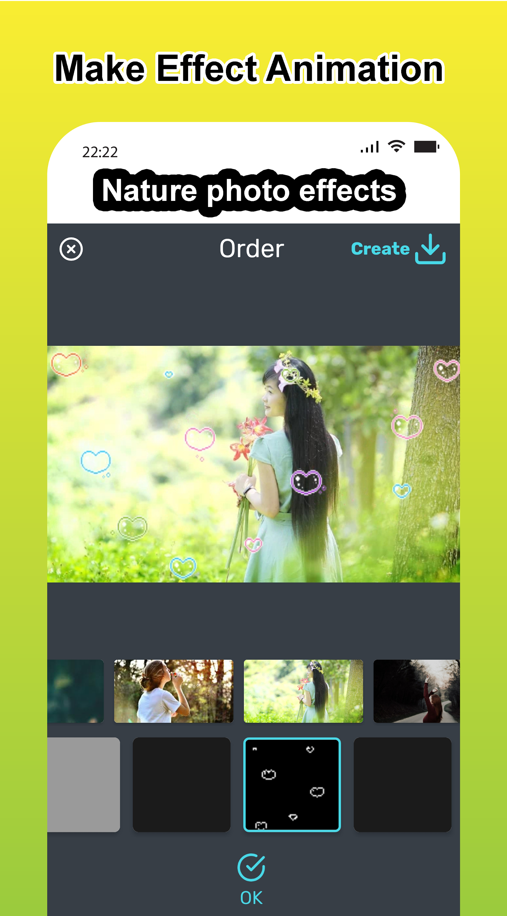 اسکرین شات 7 برنامه Photo effects theme nature, na