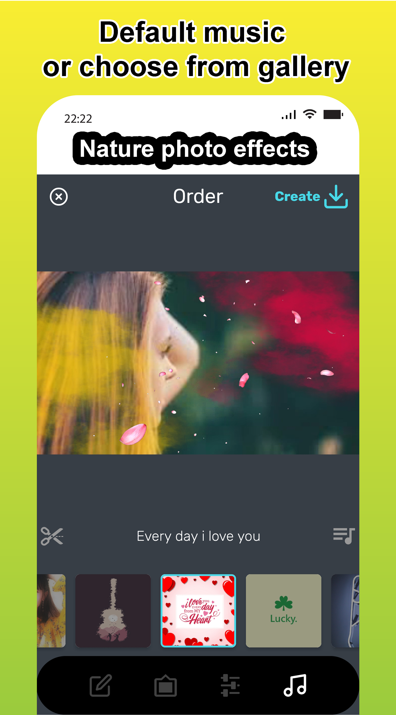 اسکرین شات 5 برنامه Photo effects theme nature, na