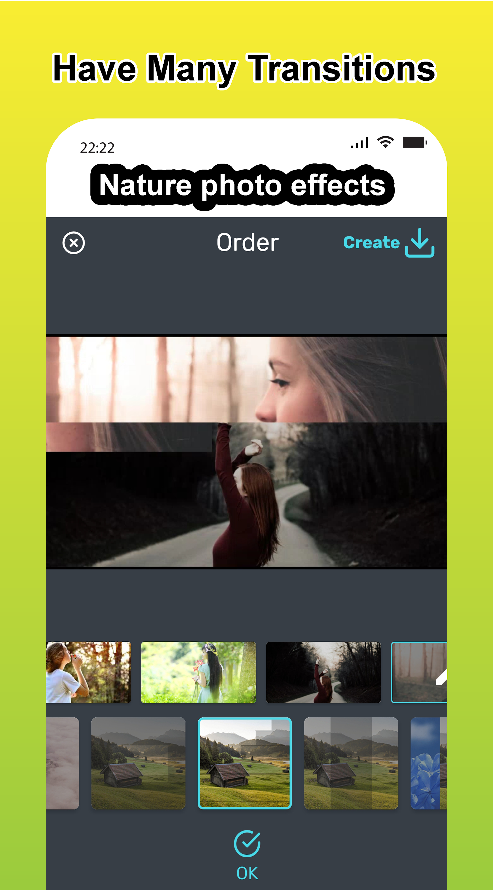 اسکرین شات 6 برنامه Photo effects theme nature, na