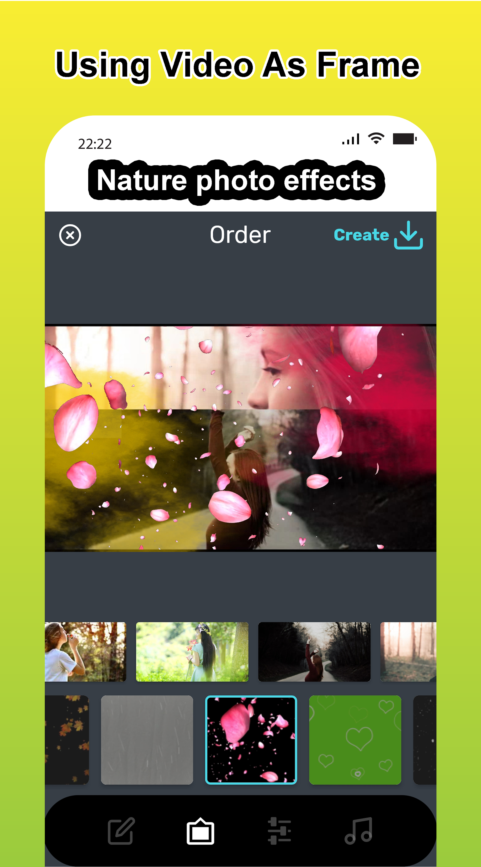 اسکرین شات 3 برنامه Photo effects theme nature, na