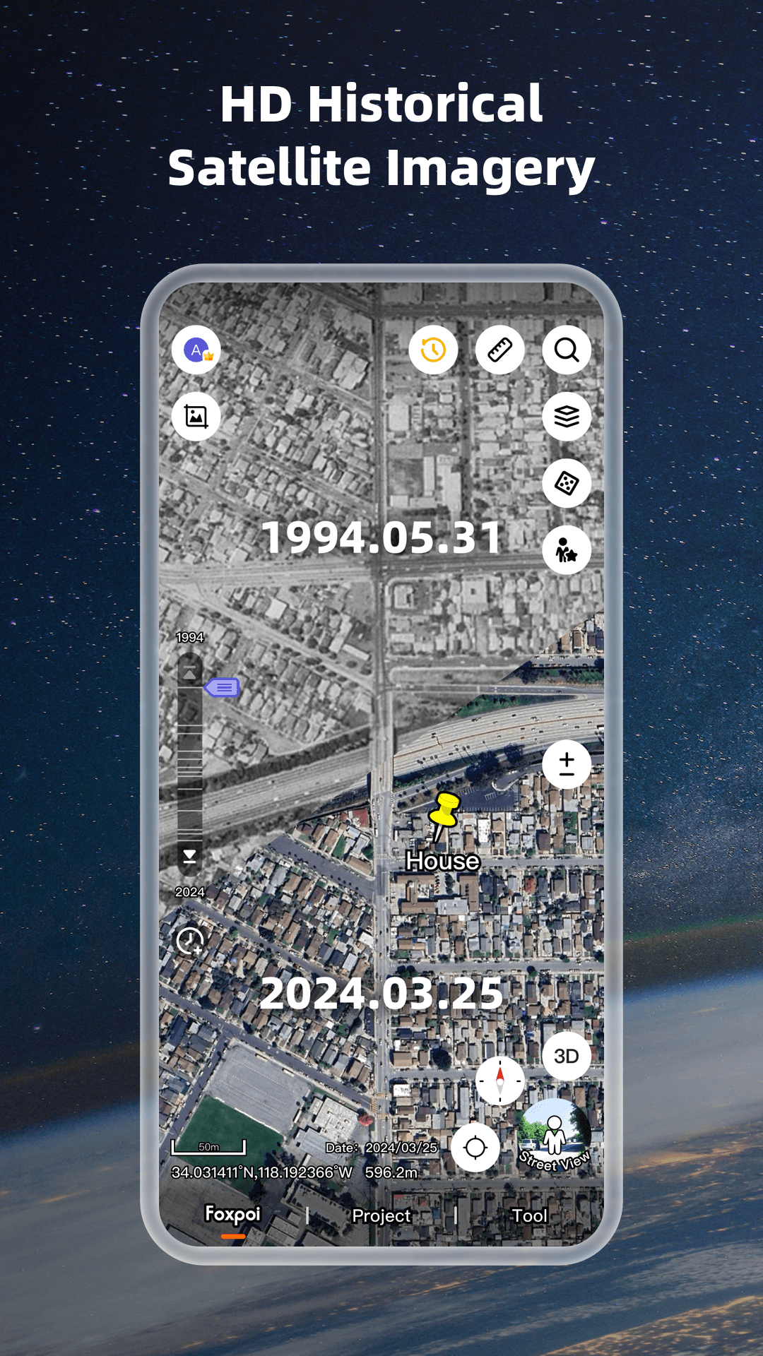 اسکرین شات 1 برنامه Earth 3D Map