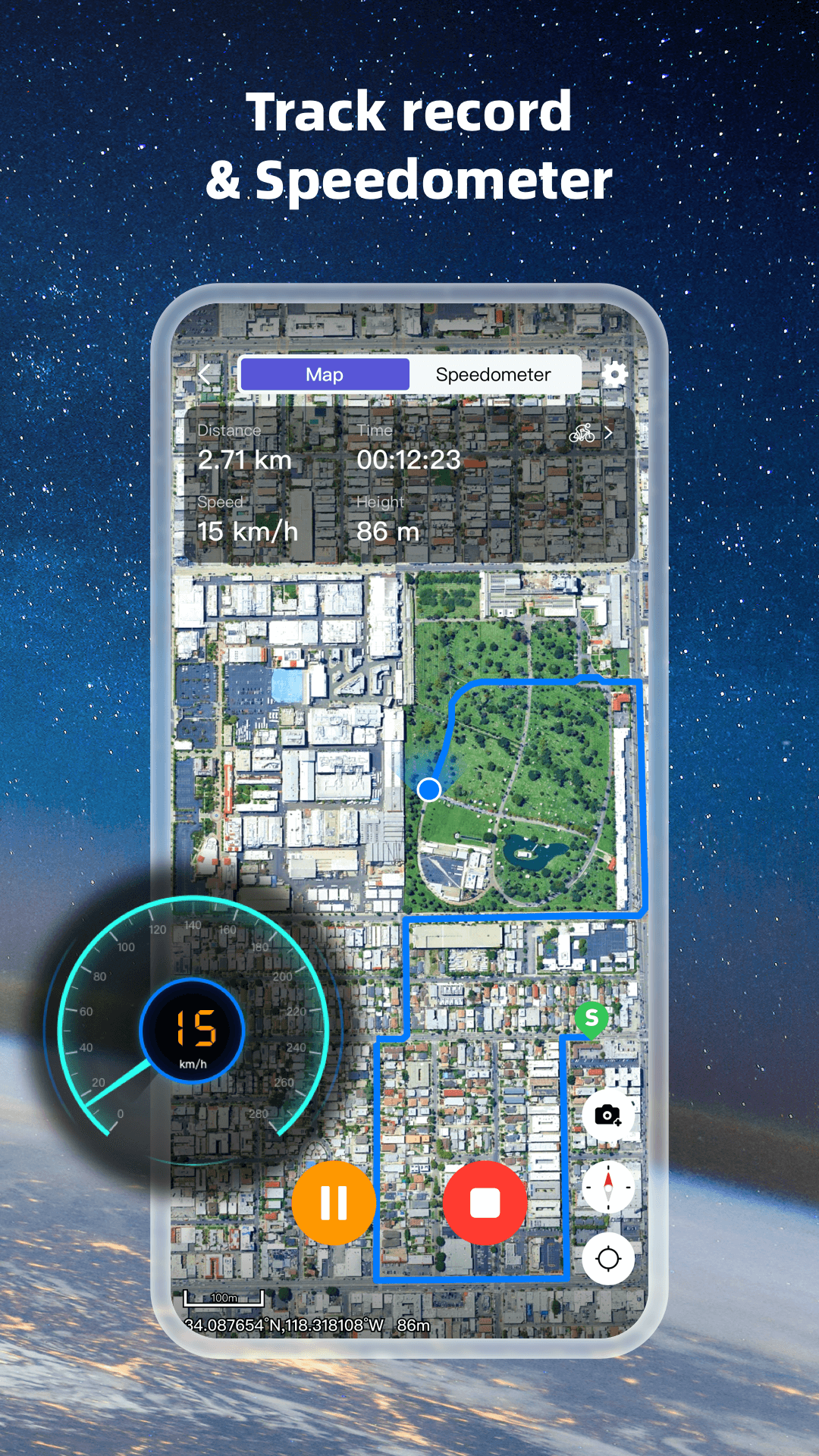 اسکرین شات 5 برنامه Earth 3D Map