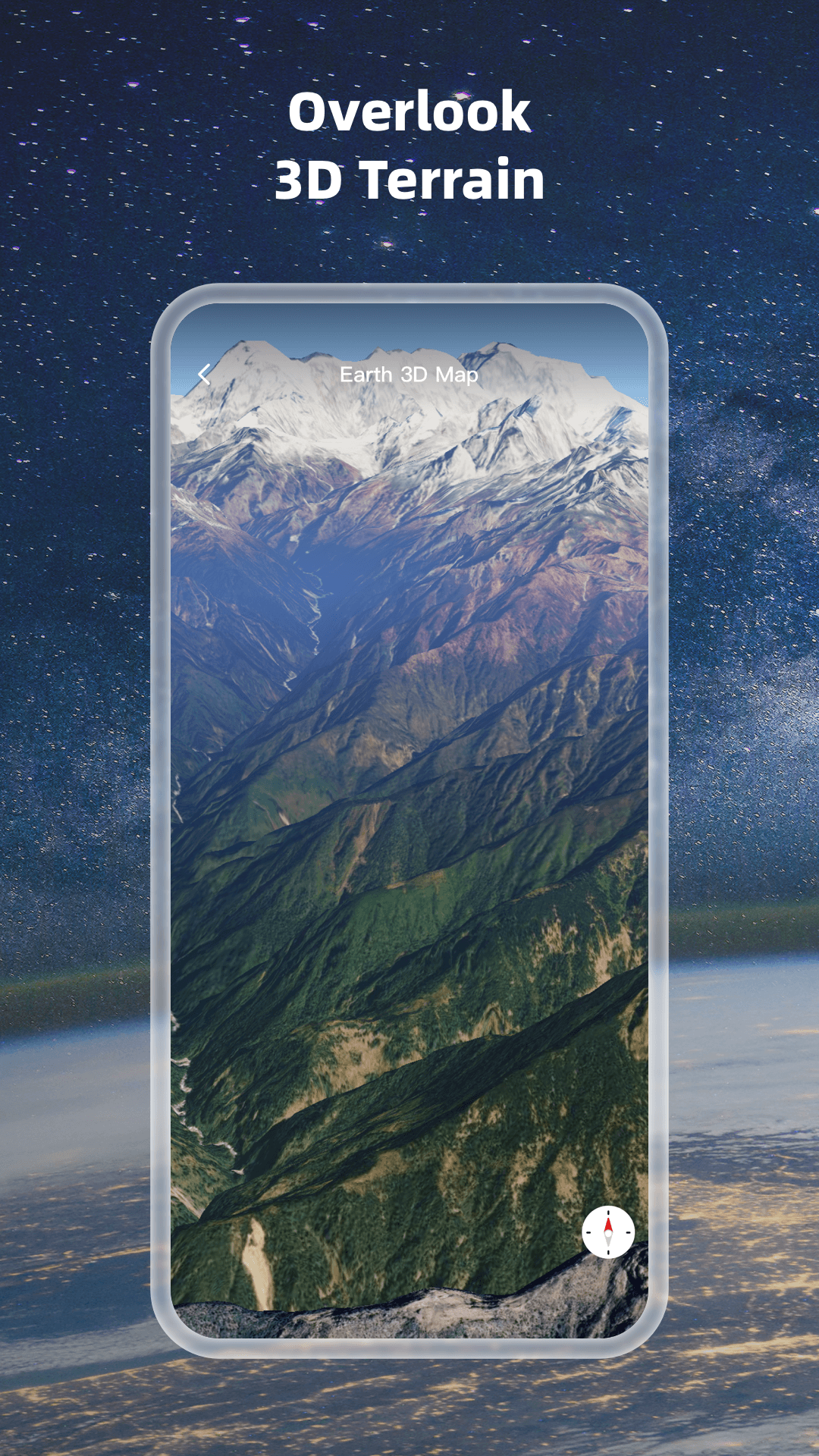 اسکرین شات 3 برنامه Earth 3D Map