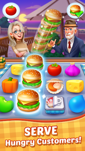 اسکرین شات 2 بازی Cooking & Puzzle