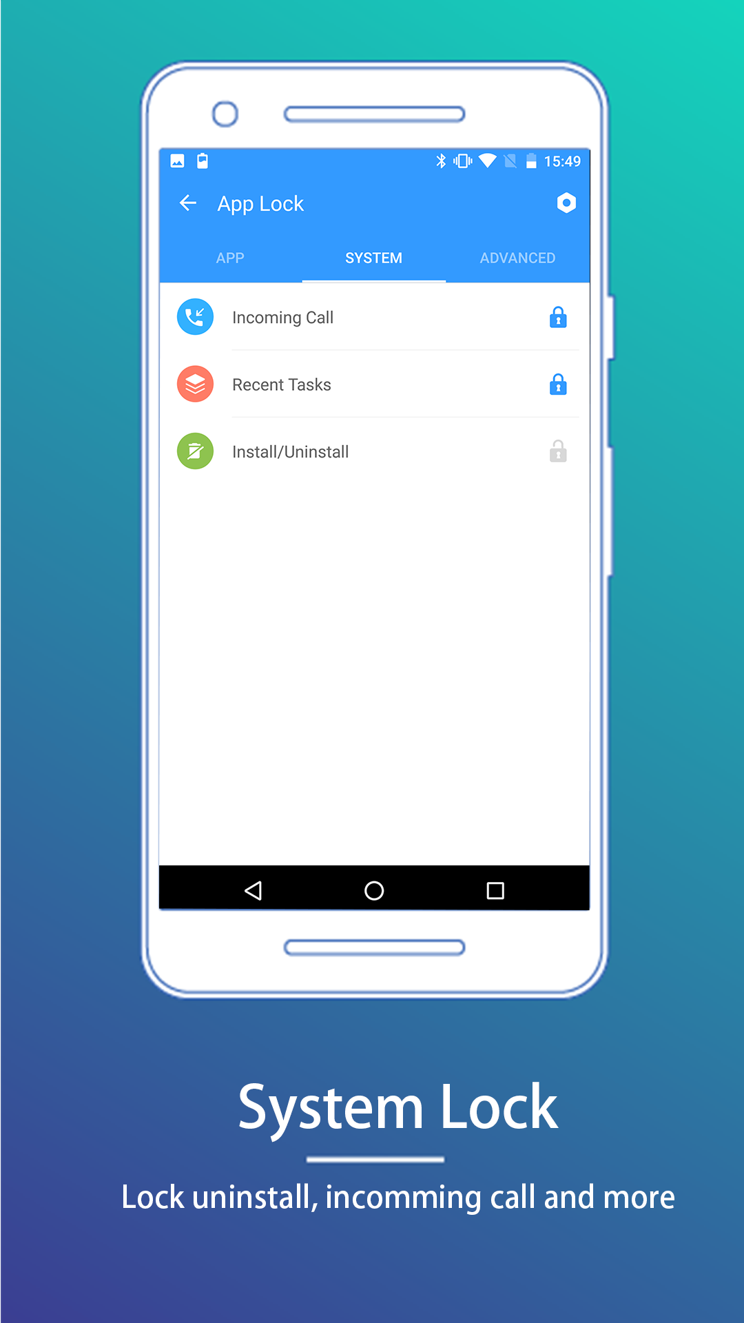 اسکرین شات 4 برنامه Smart AppLock: Privacy Protect