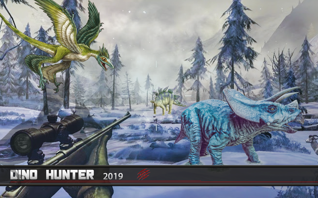 اسکرین شات 1 بازی Dino Hunter Wild Dinosaur Game