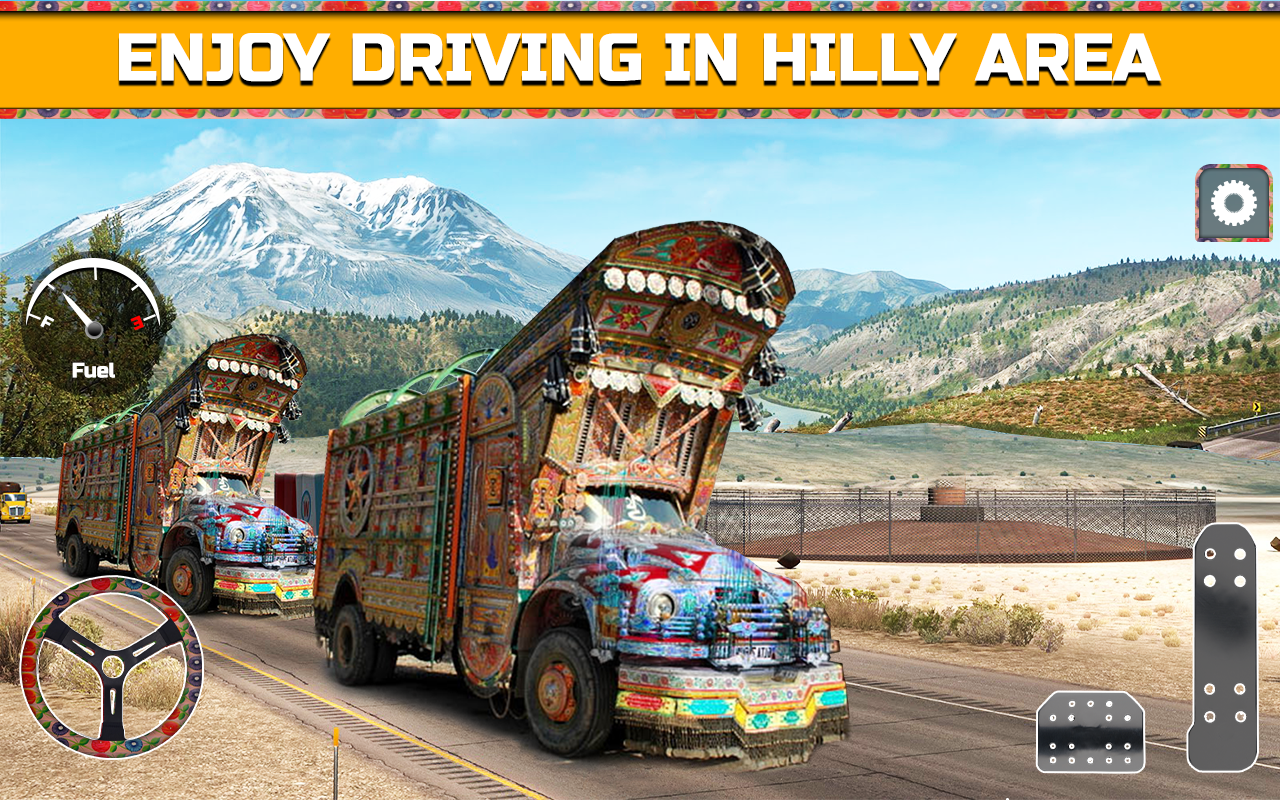 اسکرین شات 4 بازی PK Cargo Truck Transport Game