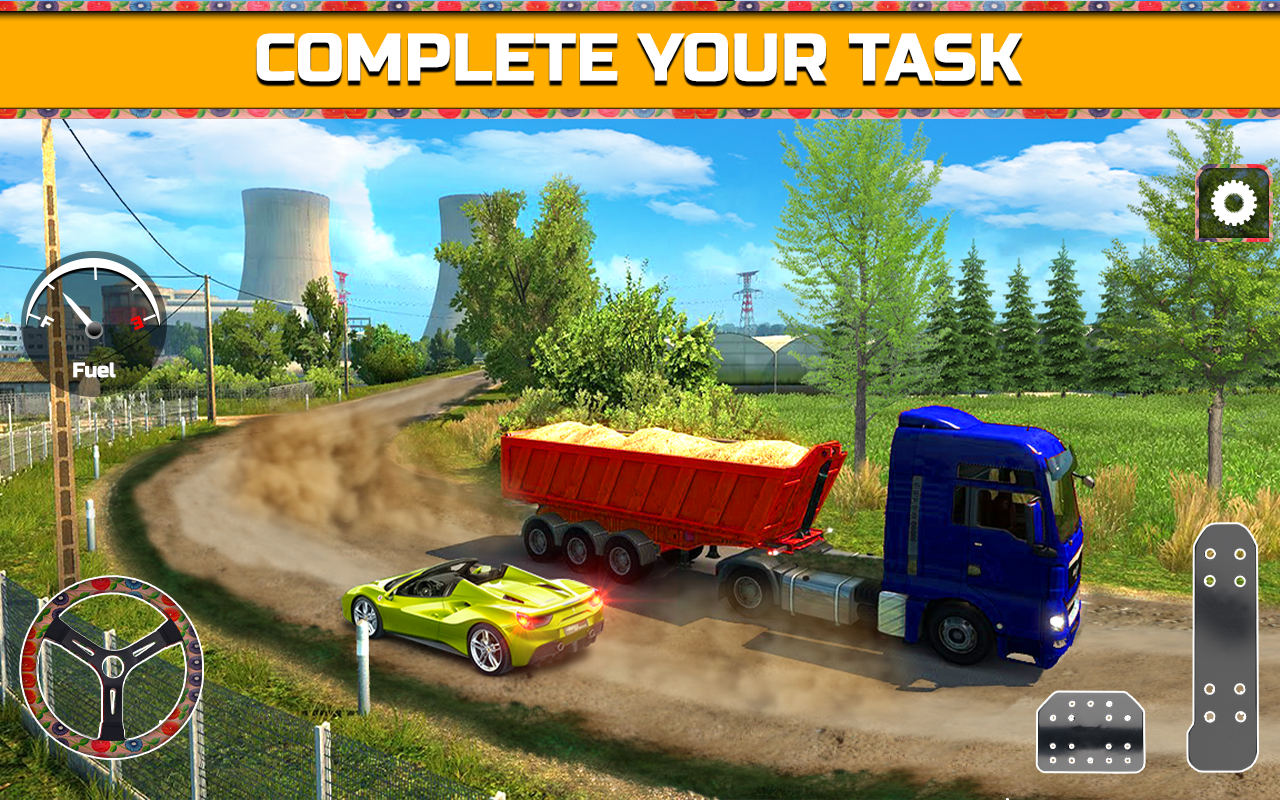 اسکرین شات 2 بازی PK Cargo Truck Transport Game