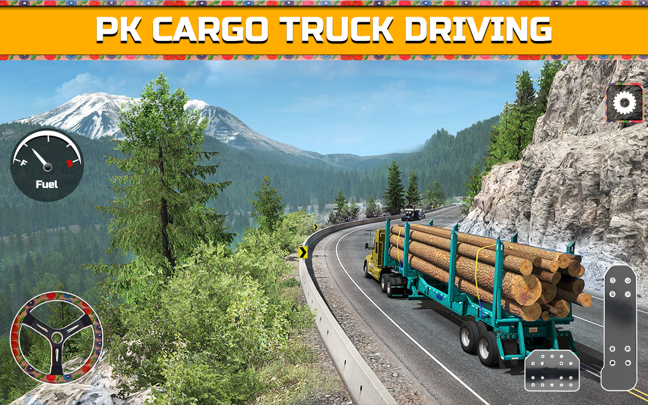 اسکرین شات 1 بازی PK Cargo Truck Transport Game