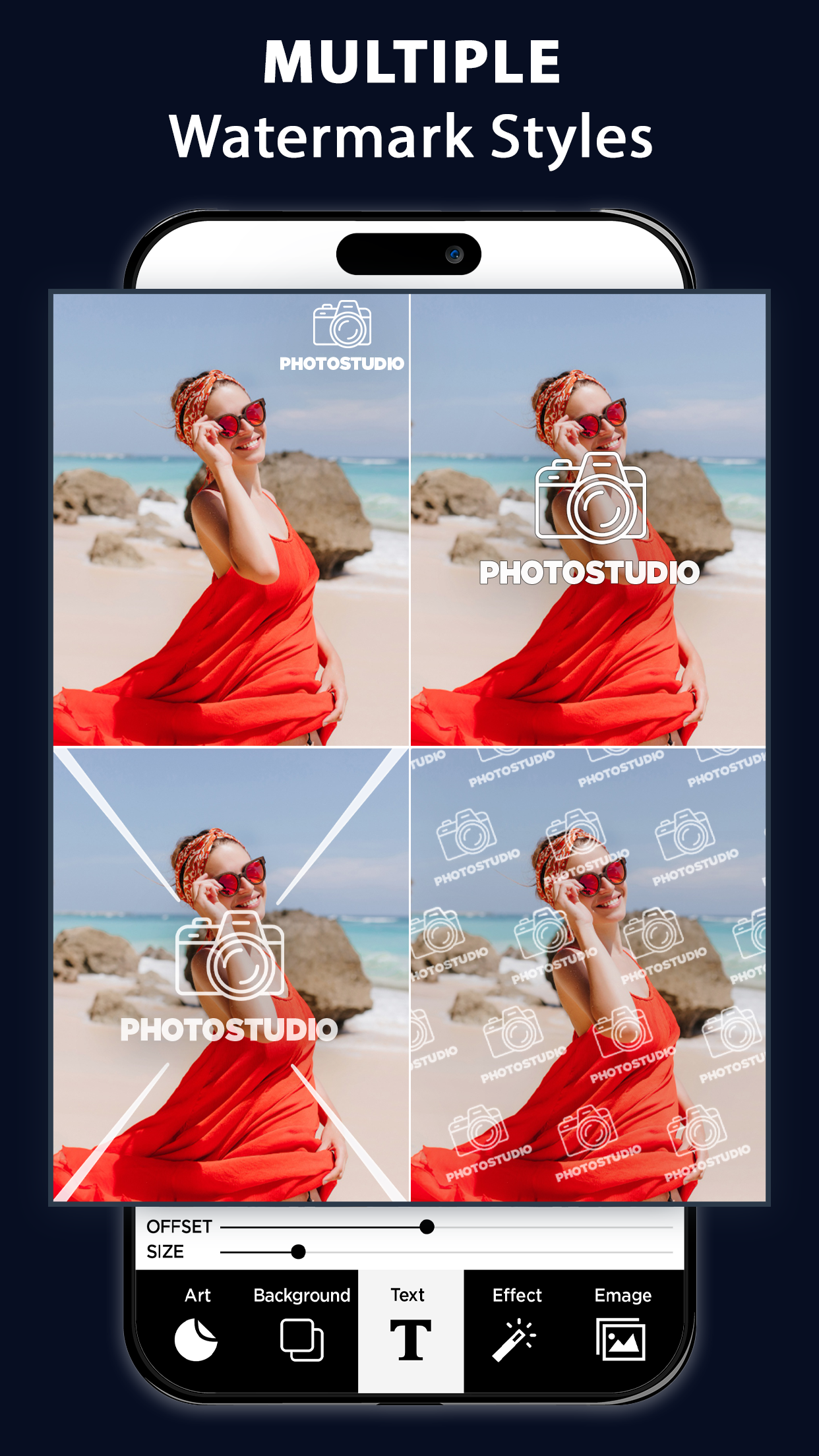 اسکرین شات 2 برنامه Watermark - Add Watermark