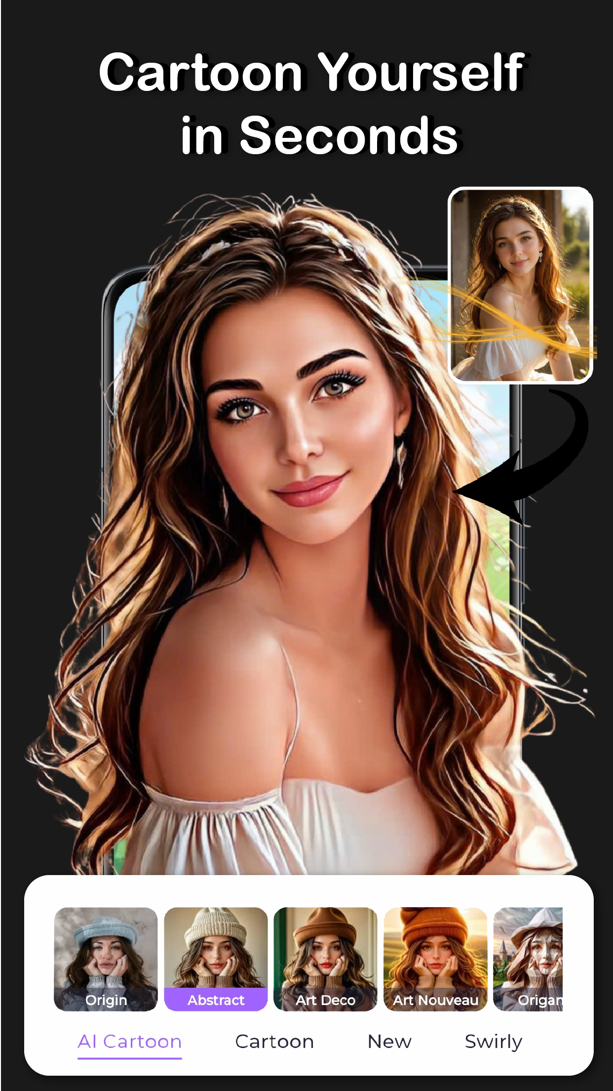 اسکرین شات 3 برنامه Cartoon Photo Editor