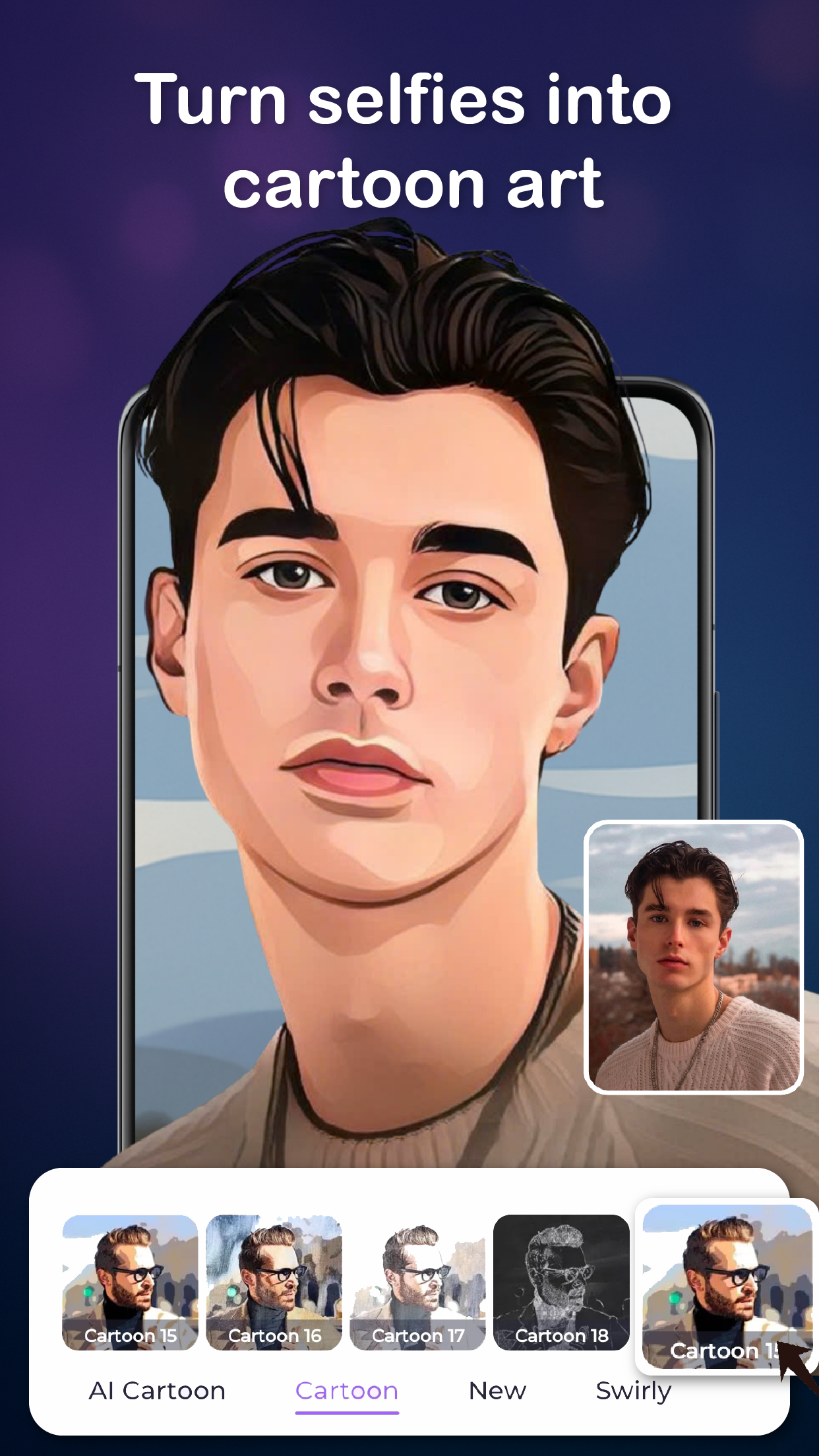 اسکرین شات 4 برنامه Cartoon Photo Editor