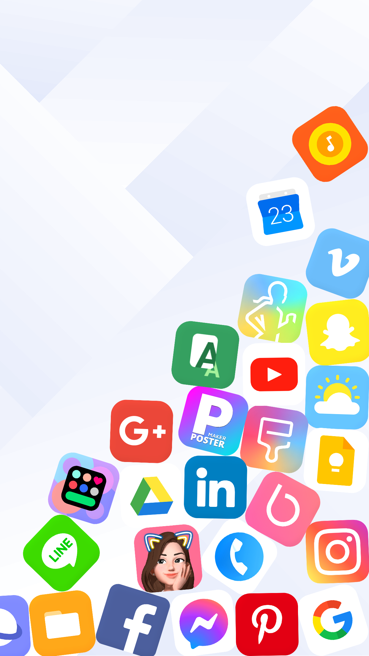 اسکرین شات 6 برنامه Rolling Icon: 3D Wallpaper