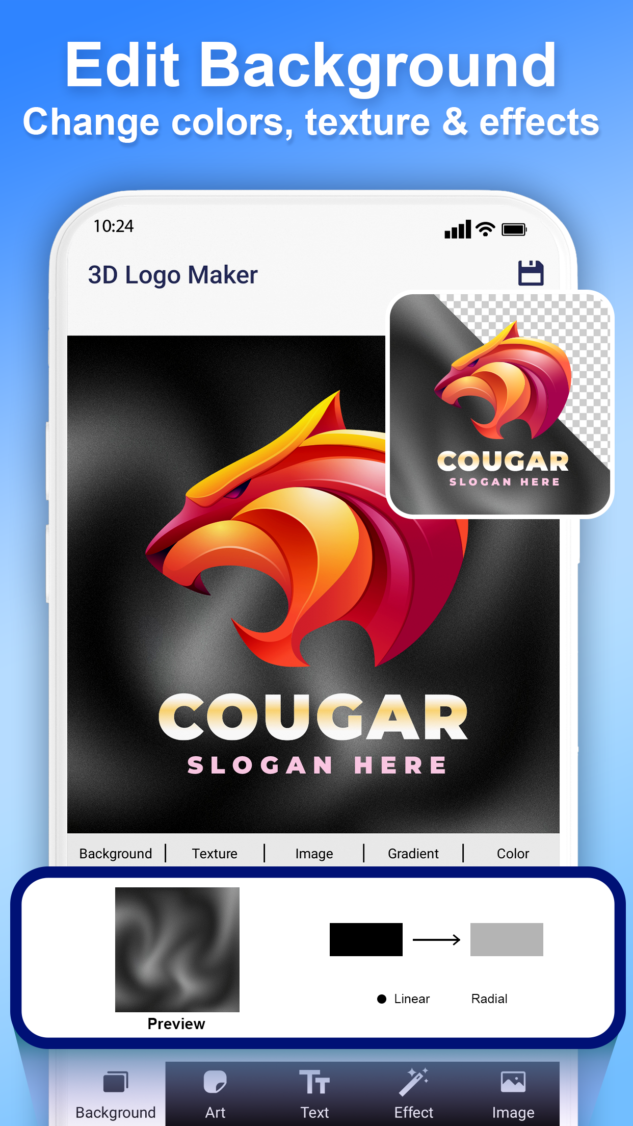 اسکرین شات 5 برنامه 3D Logo Maker and Logo Creator
