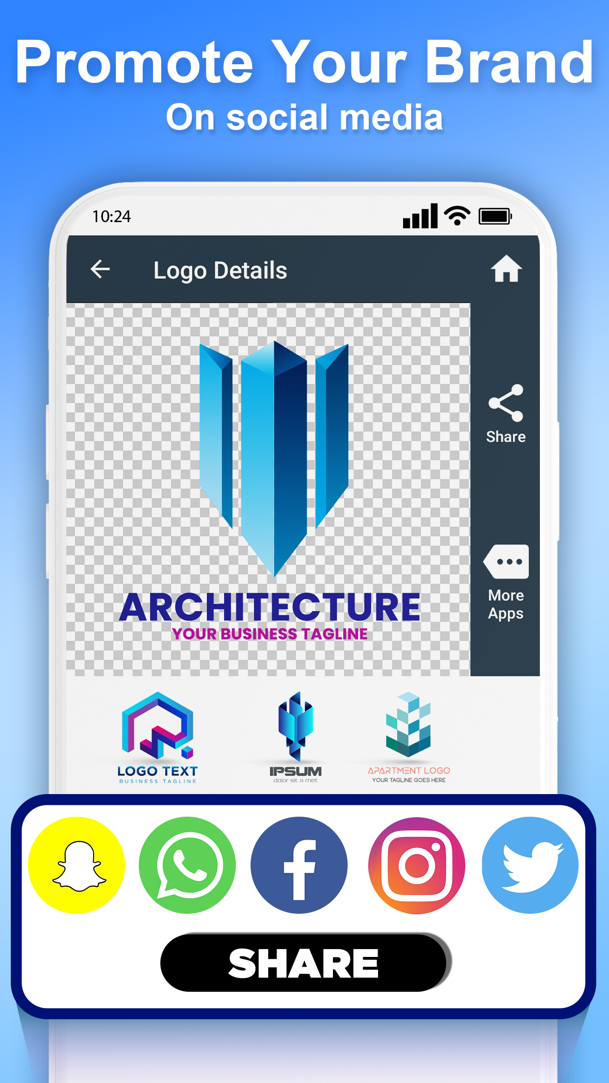 اسکرین شات 8 برنامه 3D Logo Maker and Logo Creator