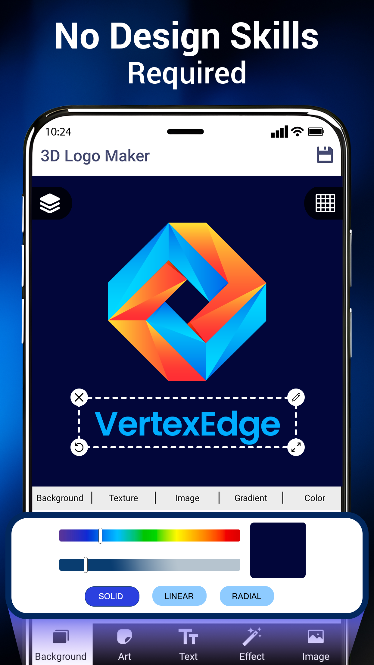اسکرین شات 2 برنامه 3D Logo Maker and Logo Creator