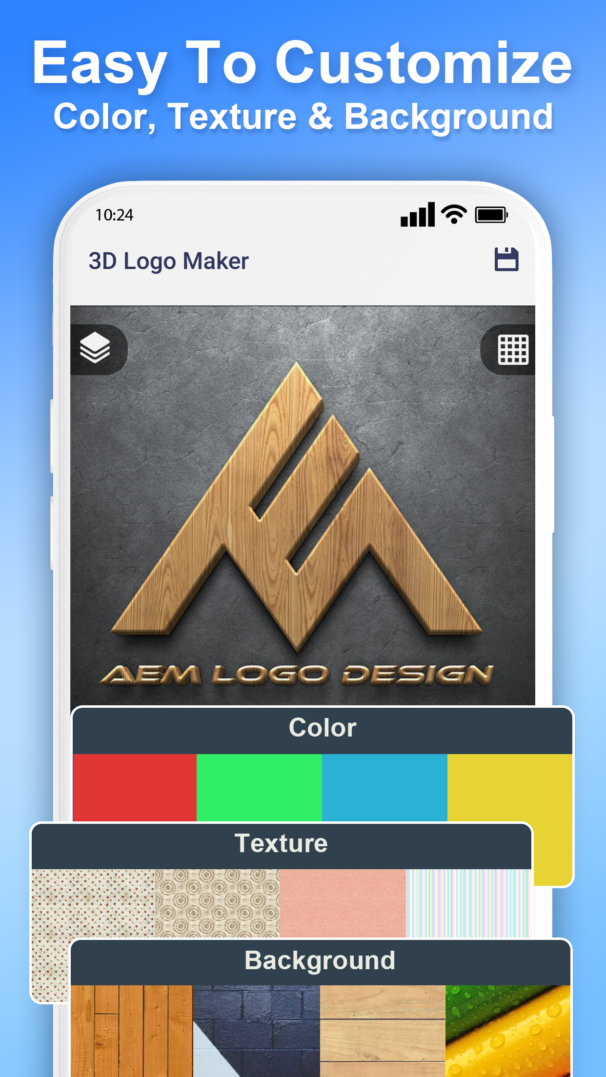 اسکرین شات 7 برنامه 3D Logo Maker and Logo Creator
