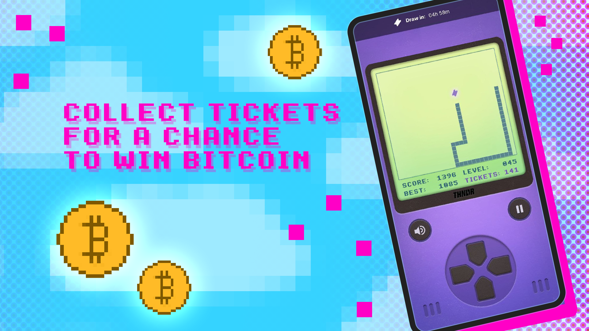 اسکرین شات 3 بازی Bitcoin Snake: Earn Bitcoin