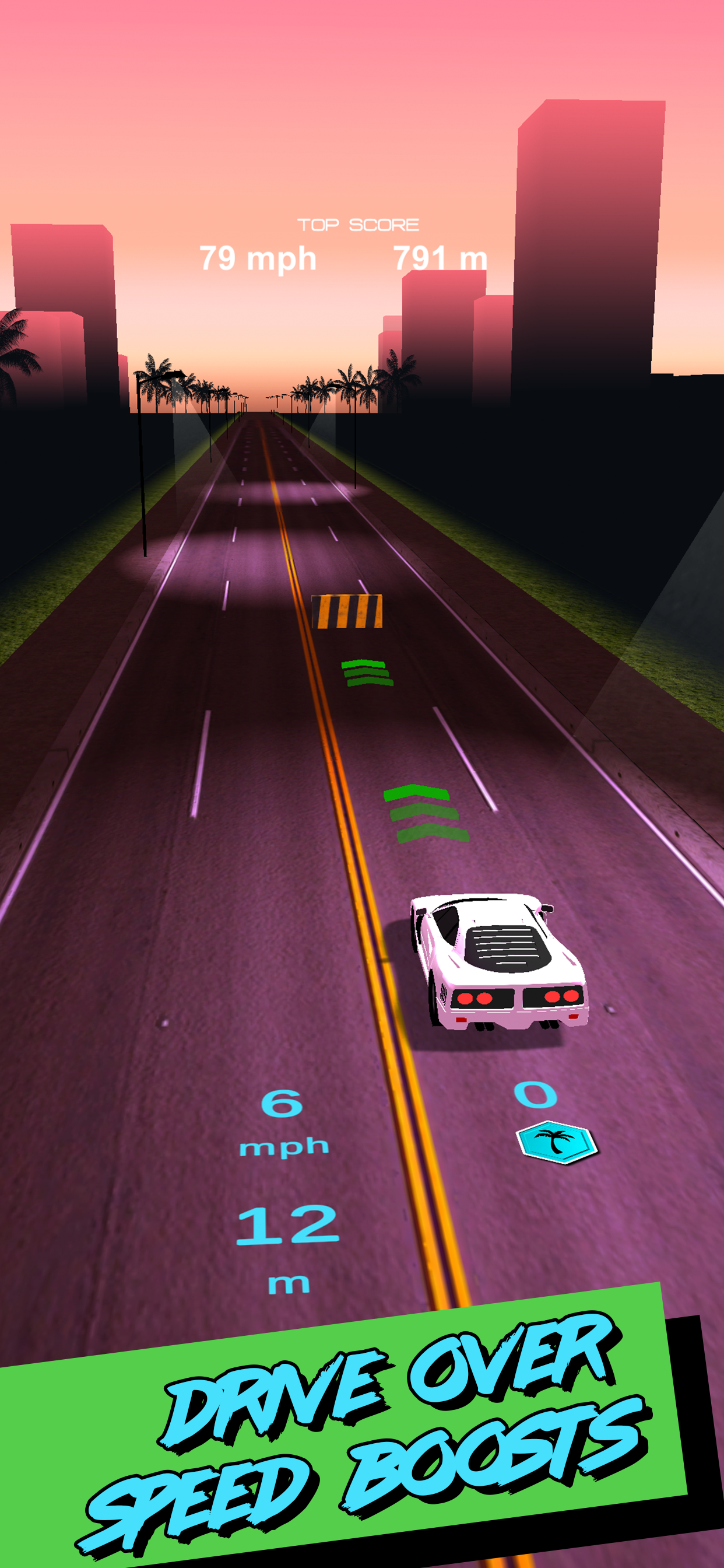 اسکرین شات 2 بازی Turbo 84 - Retro Arcade Racing